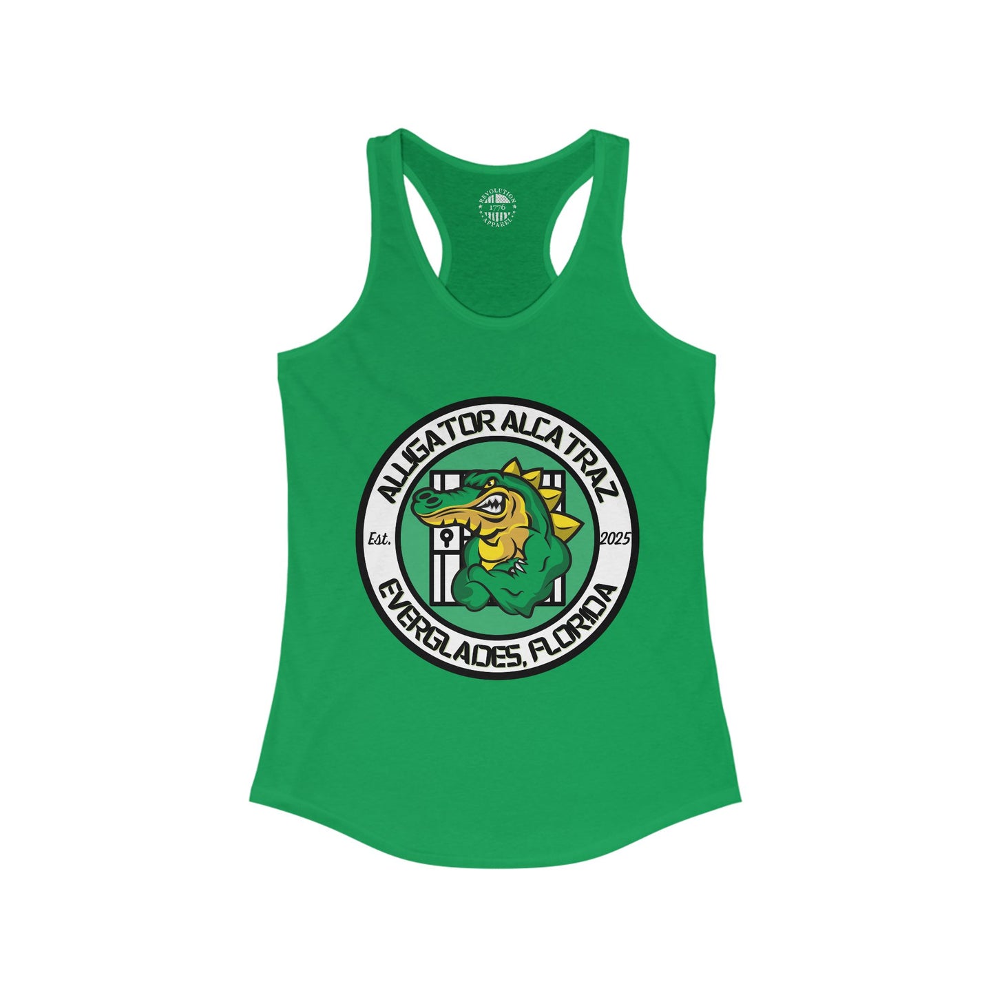 Alligator Alcatraz Women's Ideal Racerback Tank