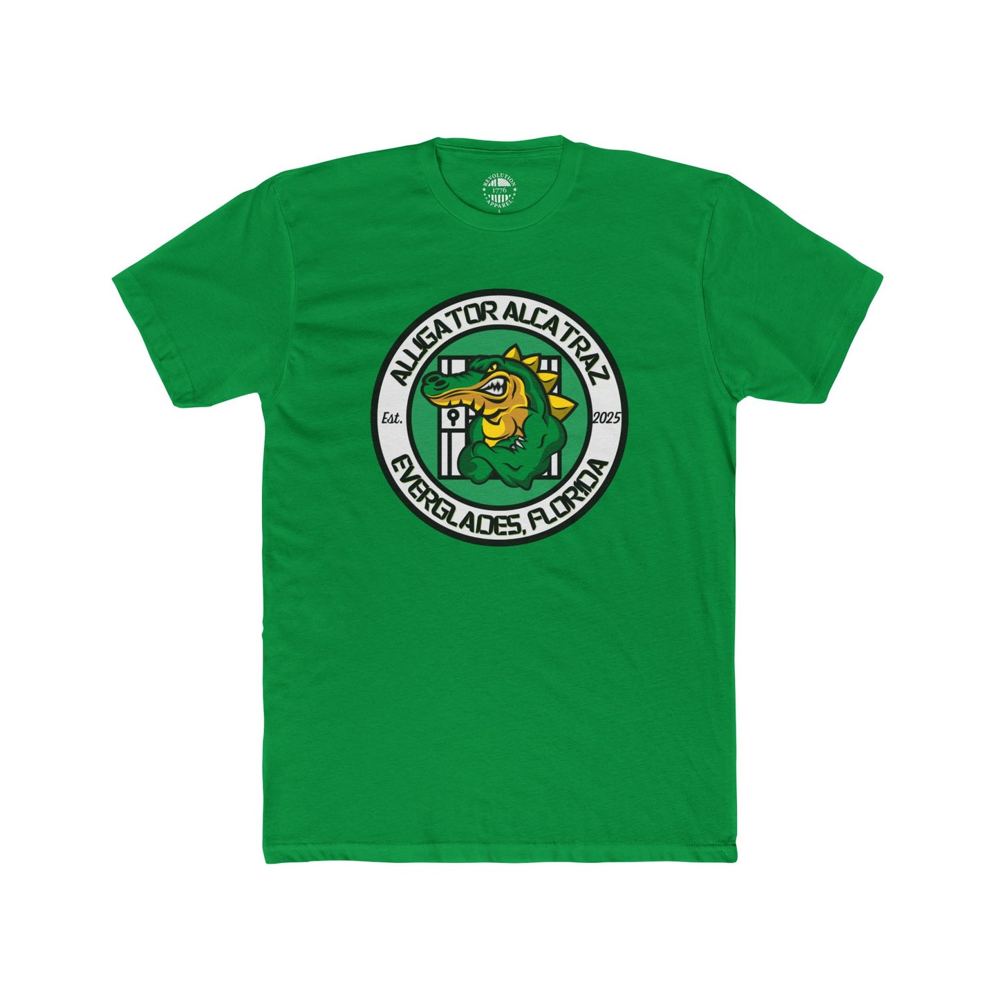 Alligator Alcatraz Cotton Crew Tee