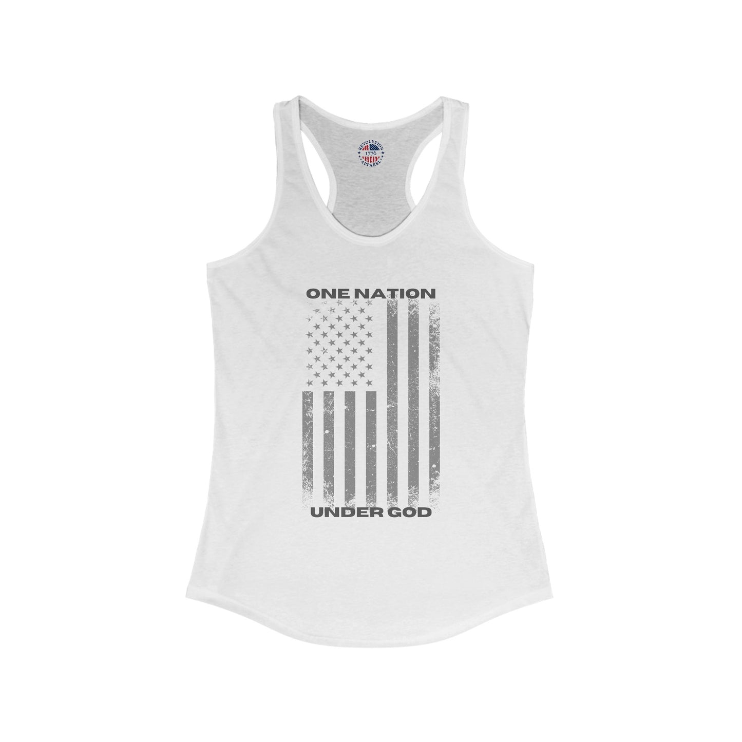 One Nation, Under God, Women's Ideal Racerback Tank
