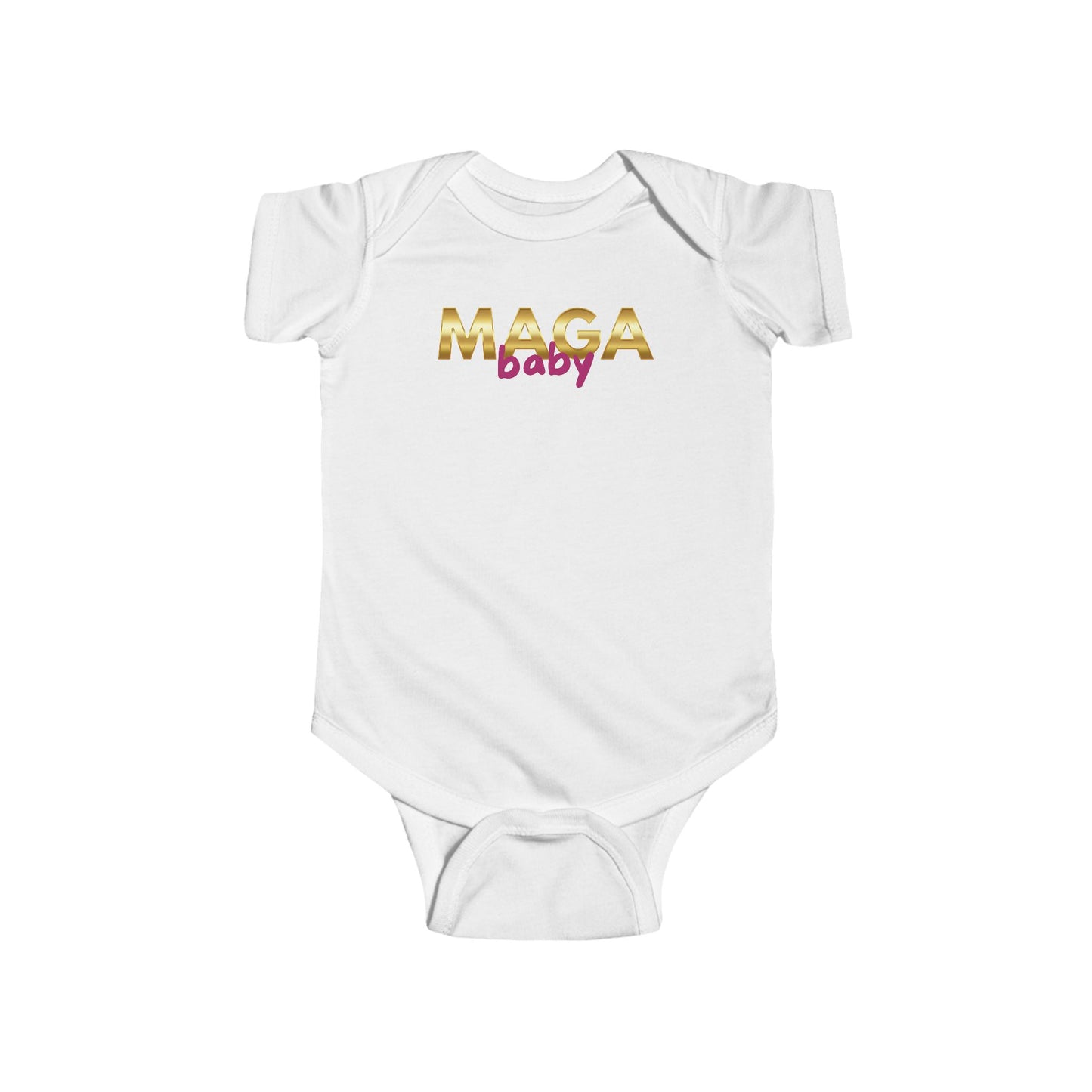 MAGA Baby Girl Infant Fine Jersey Bodysuit