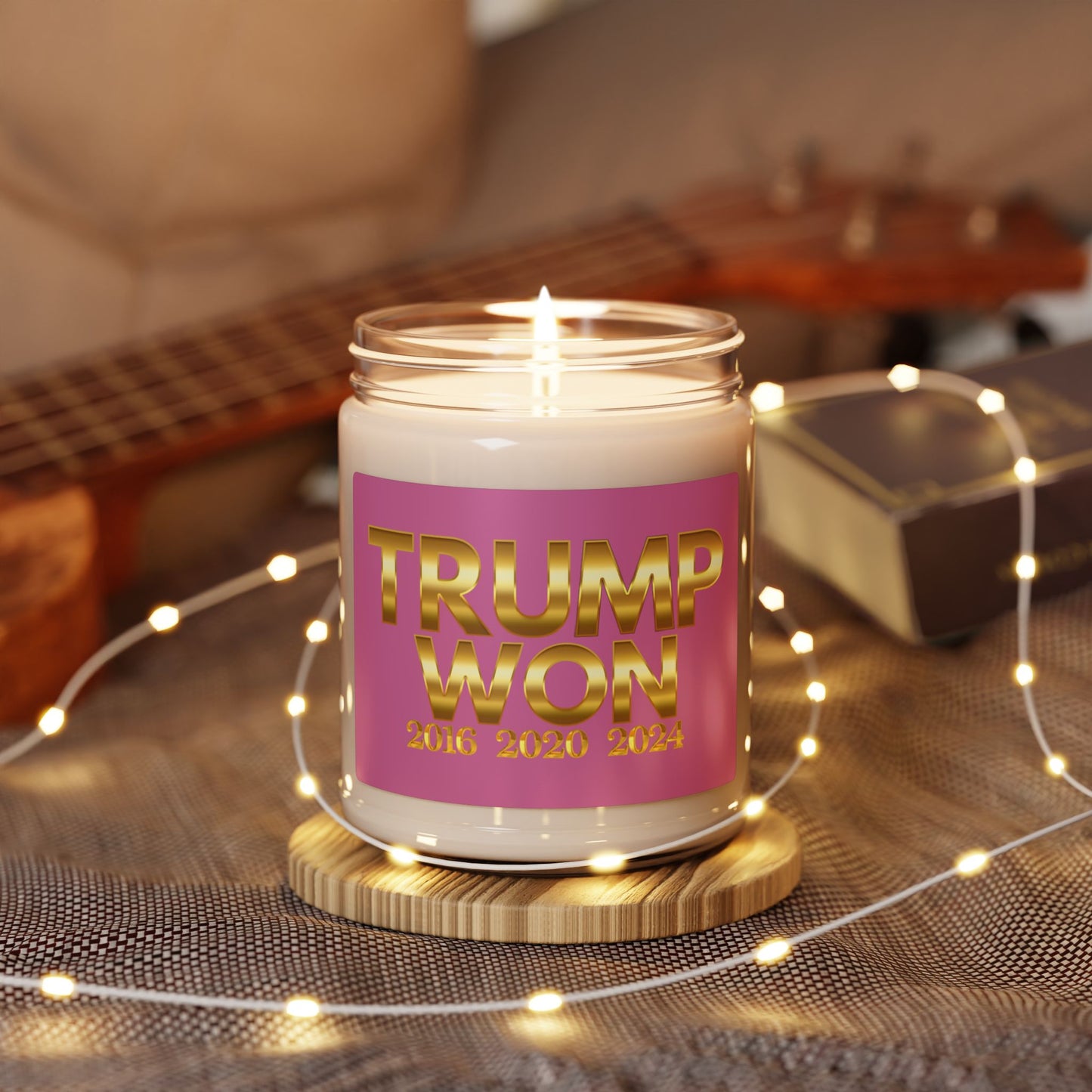 Trump Won Scented Soy Candle - 9oz Political Candle for Home Decor & Gifts