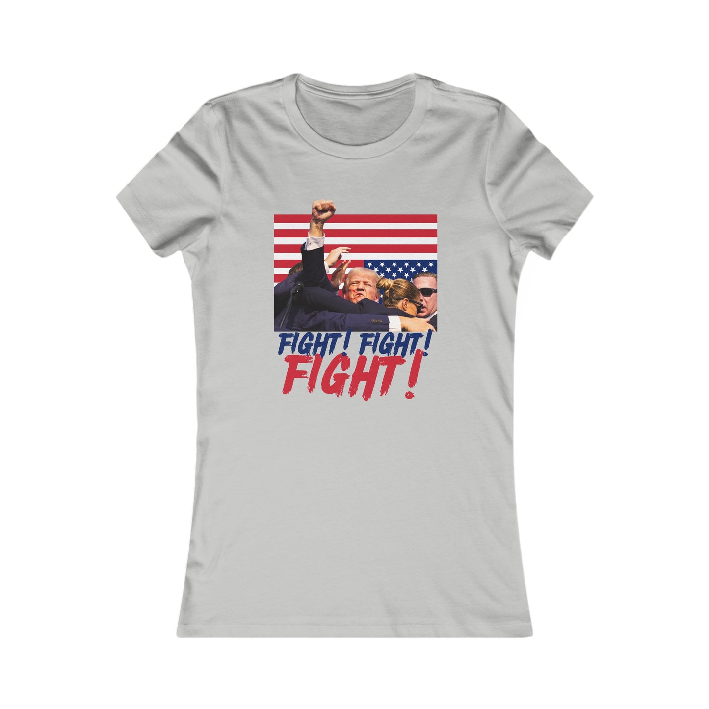 Trump Fight! Fight! Fight! Women's Favorite Tee - Clearance