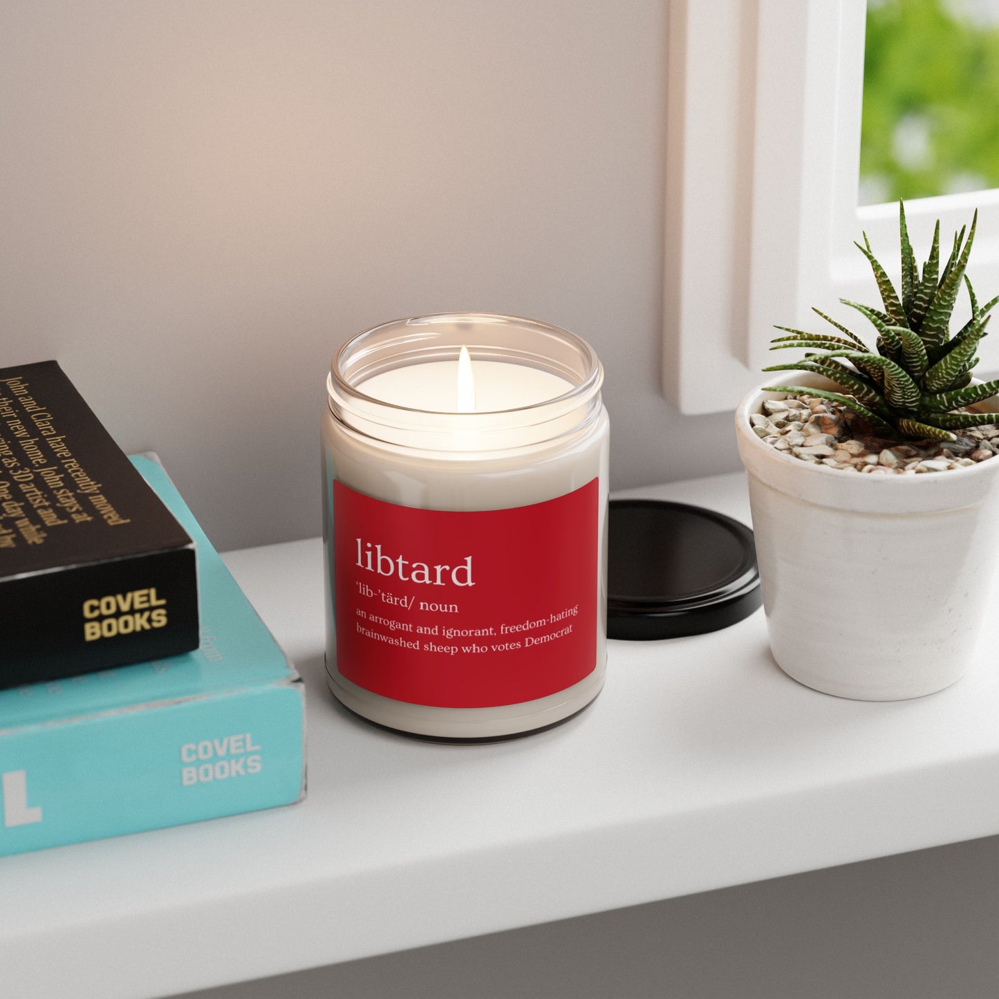 LibTard Definition Scented Soy Candle - 9oz - Unique Political Humor Gift