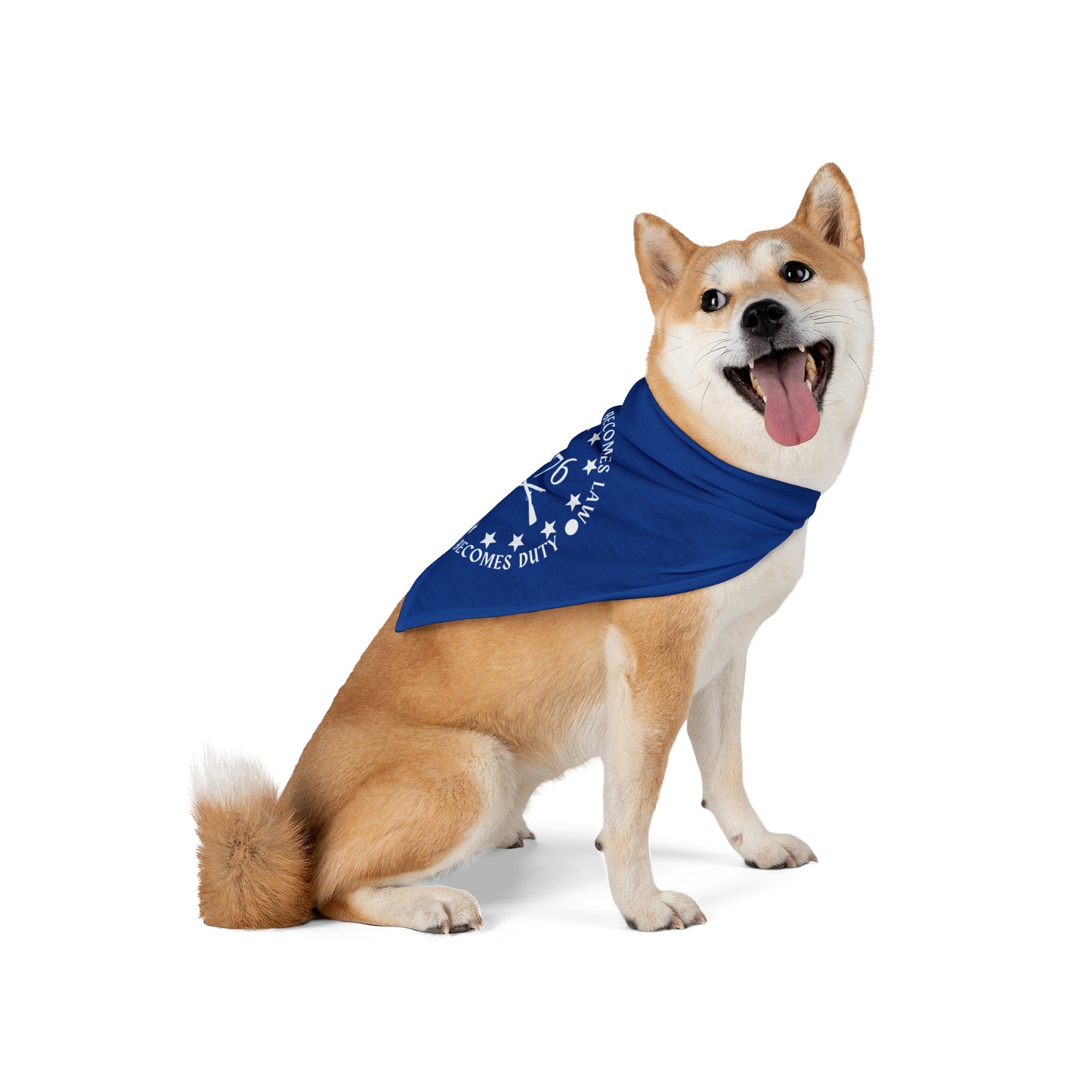When Tyranny Becomes Law, Rebellion Becomes Duty Patriotic Pet Bandana