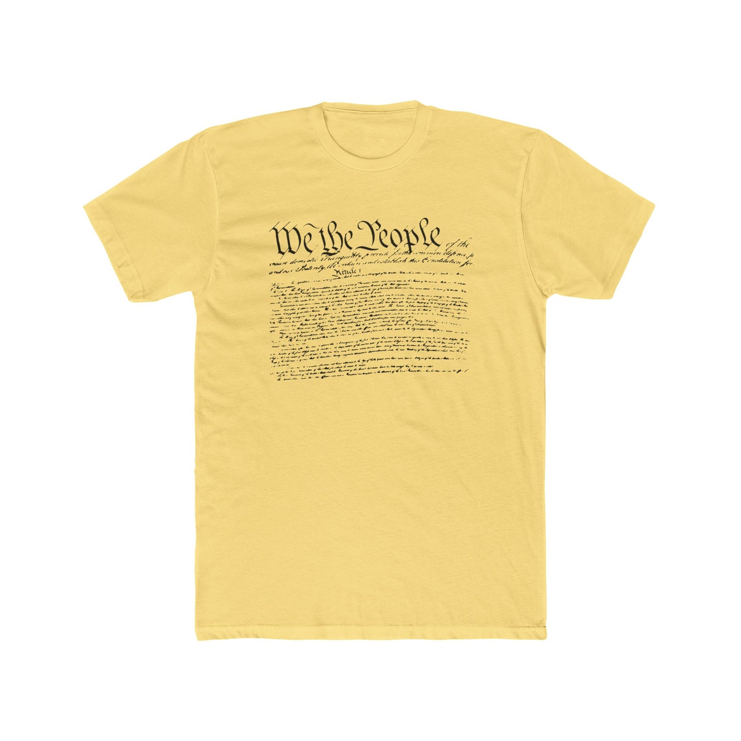 Constitution Preamble Cotton Crew Tee