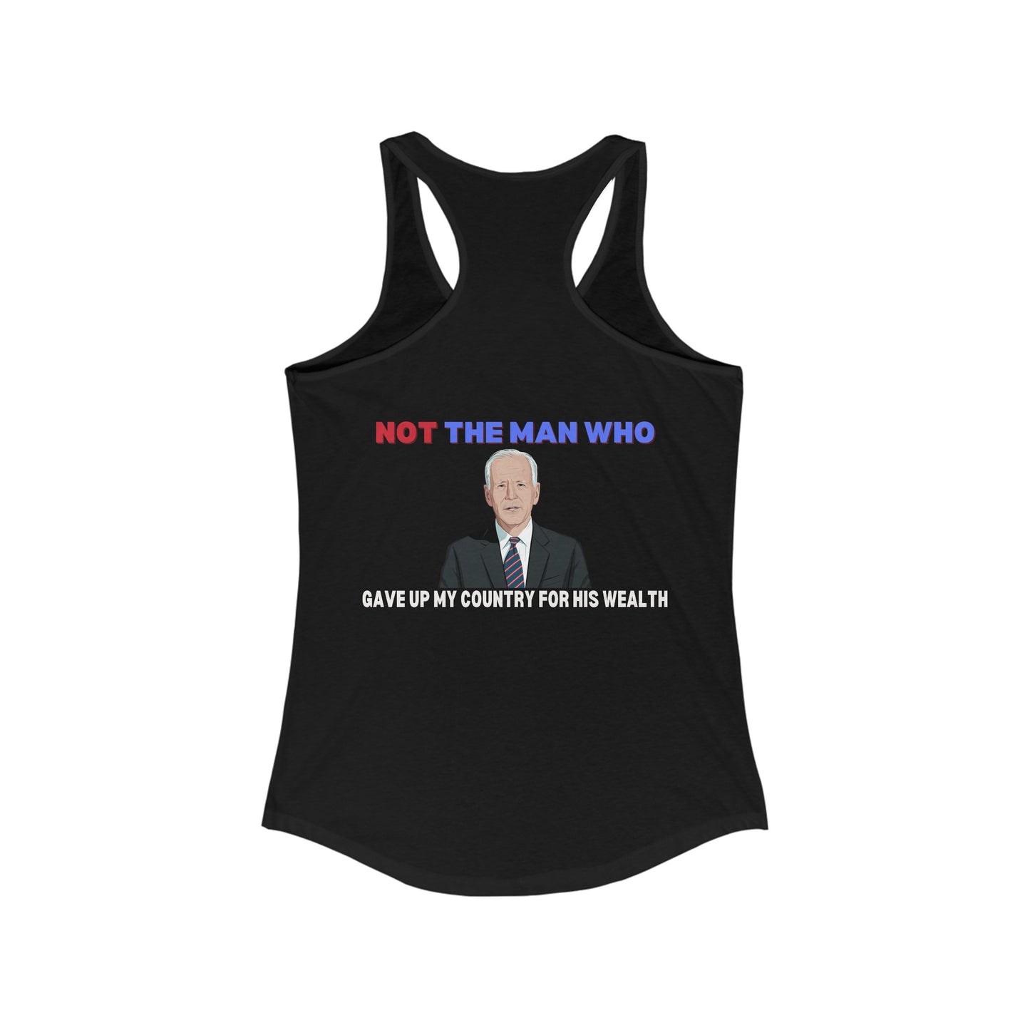 Trump vs Biden Women's Ideal Racerback Tank Clearance