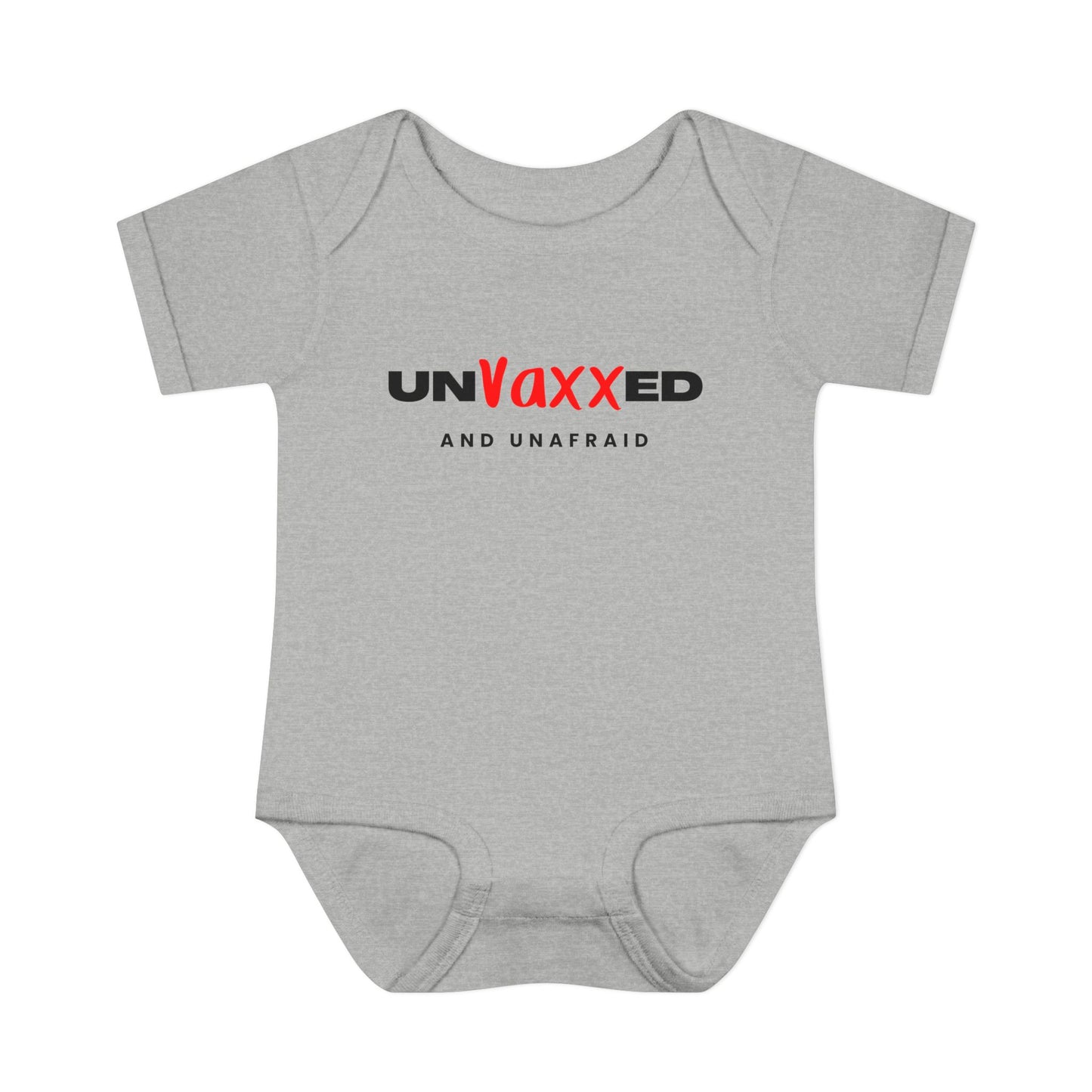 Unvaxxed and Unafraid Infant Bodysuit - Cute Baby Outfit for Vaccine-Free Families