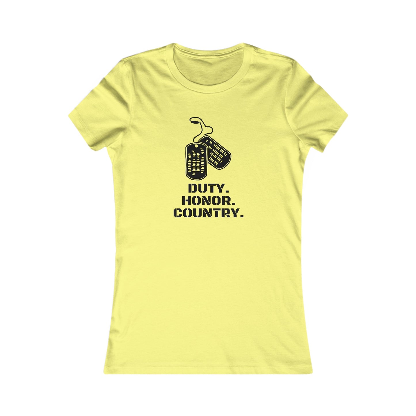 Duty-Honor-Country Women's Favorite Tee