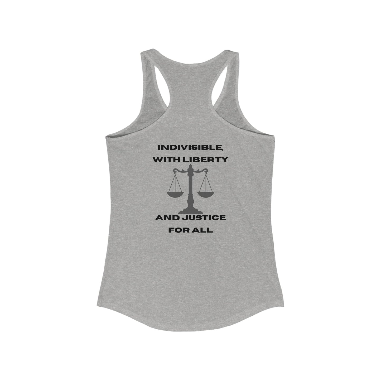 One Nation, Under God, Women's Ideal Racerback Tank