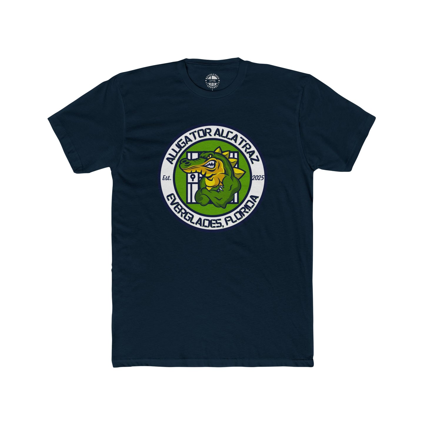 Alligator Alcatraz Cotton Crew Tee