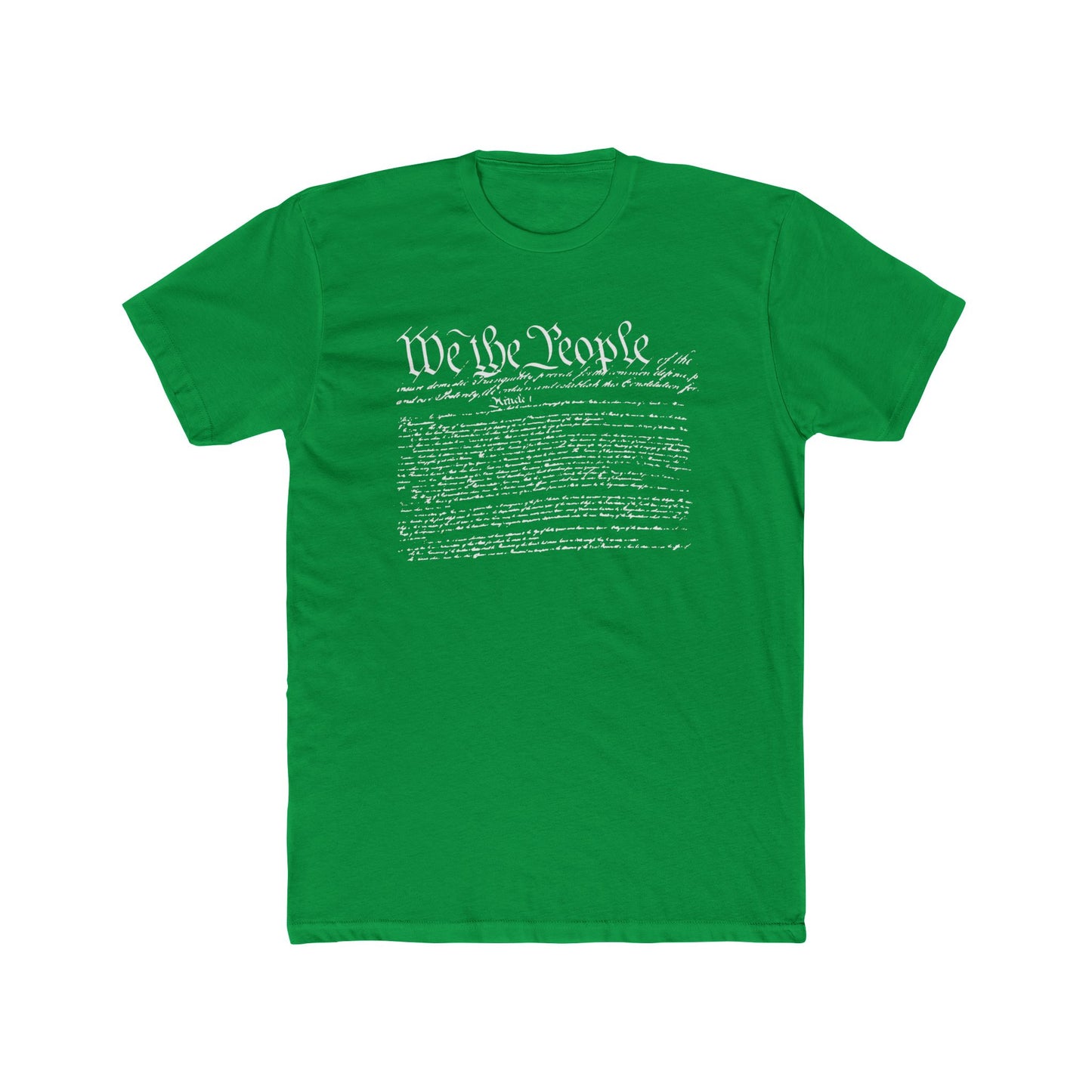 Constitution Preamble Cotton Crew Tee