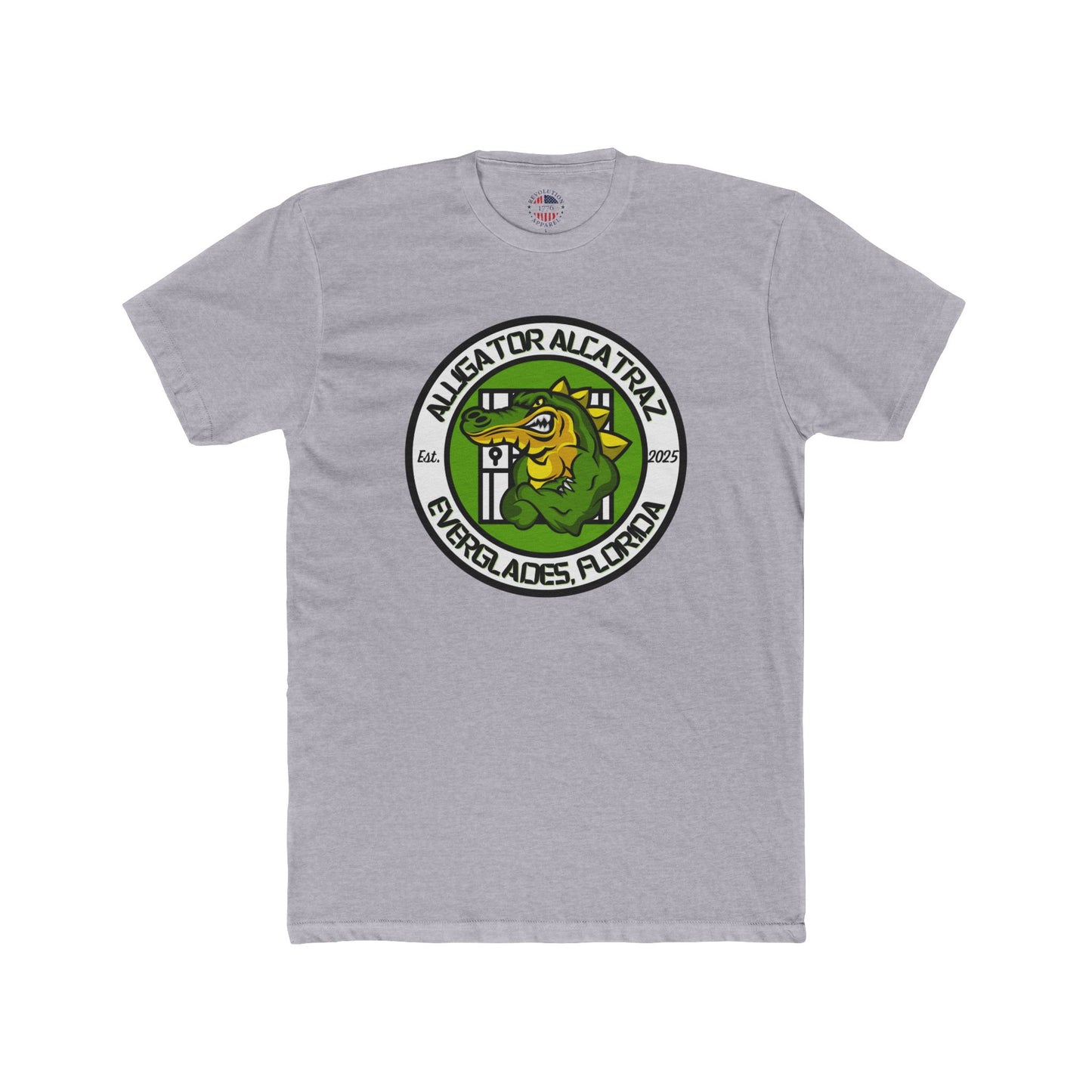 Alligator Alcatraz Cotton Crew Tee