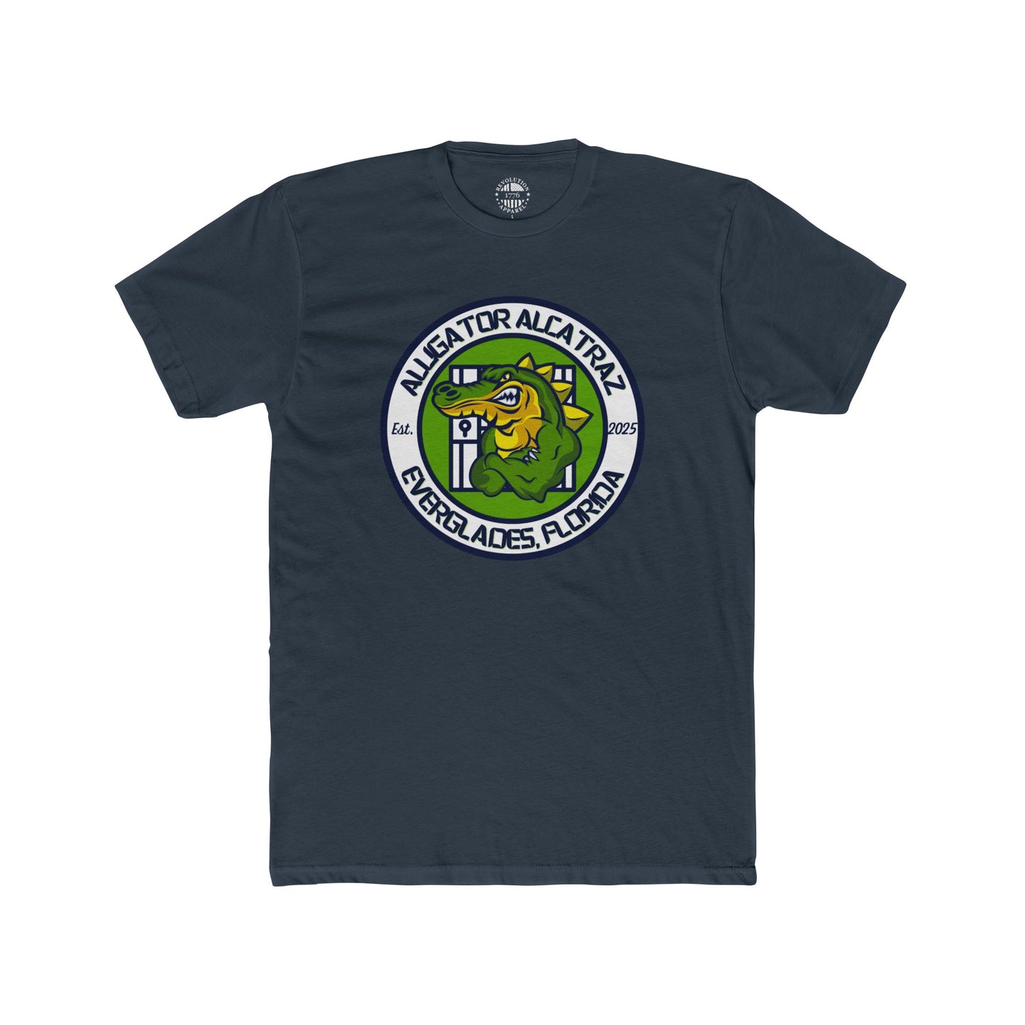 Alligator Alcatraz Cotton Crew Tee