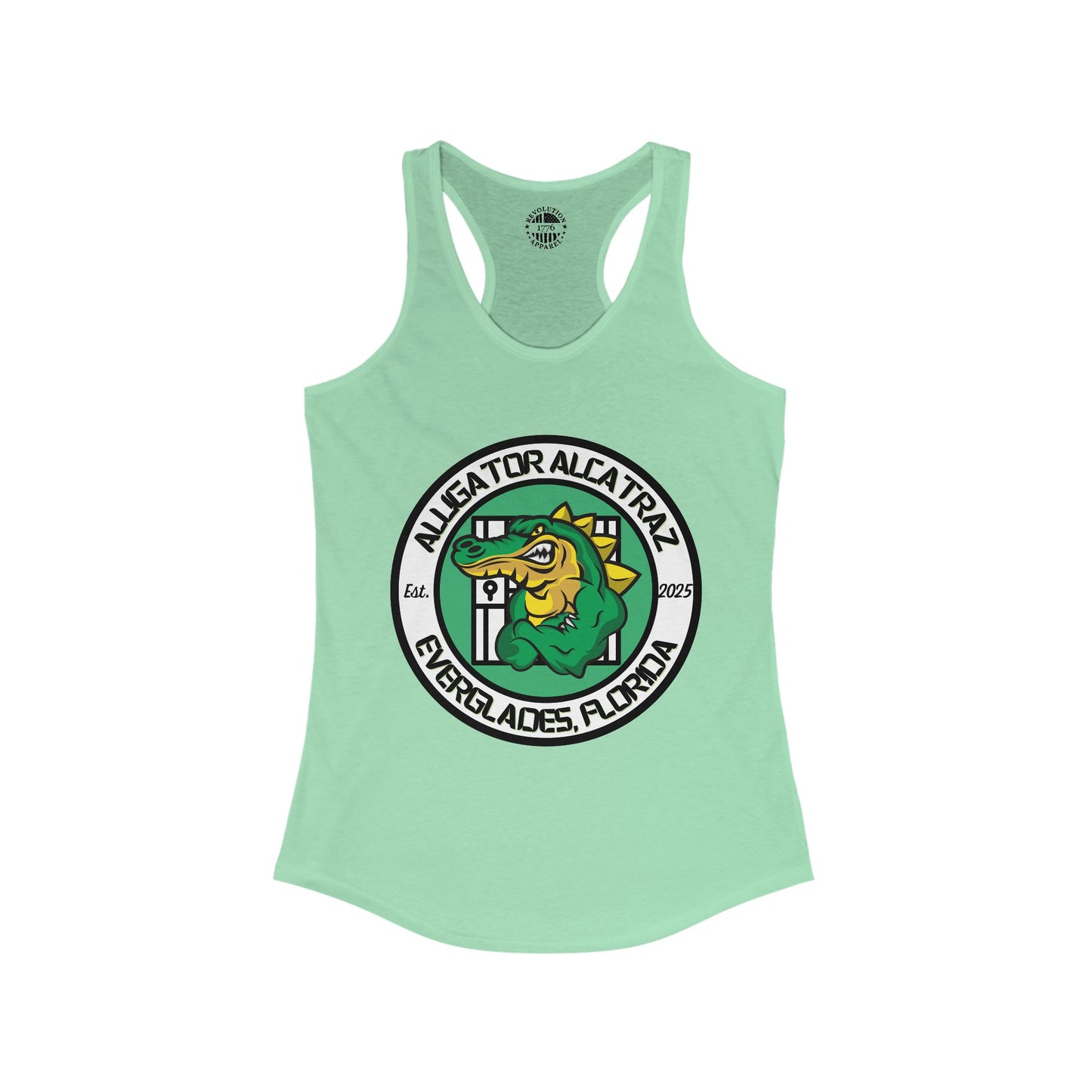 Alligator Alcatraz Women's Ideal Racerback Tank