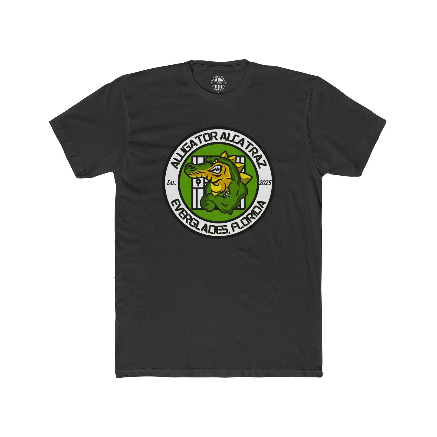 Alligator Alcatraz Cotton Crew Tee