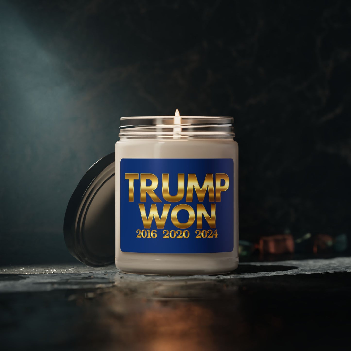 Trump Won Scented Soy Candle - 9oz Political Candle for Home Decor & Gifts