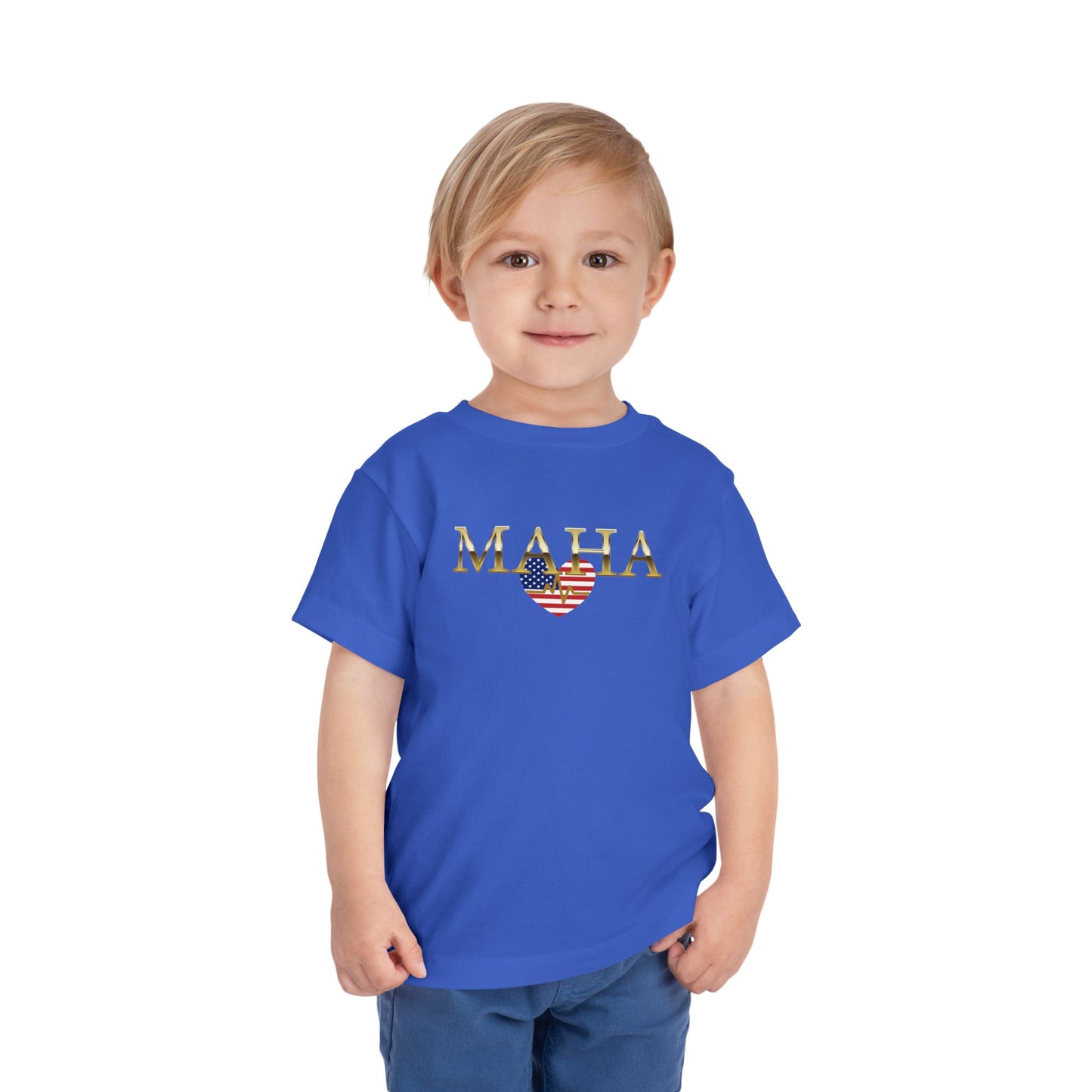 MAHA USA Heartbeat Toddler's Short Sleeve Tee