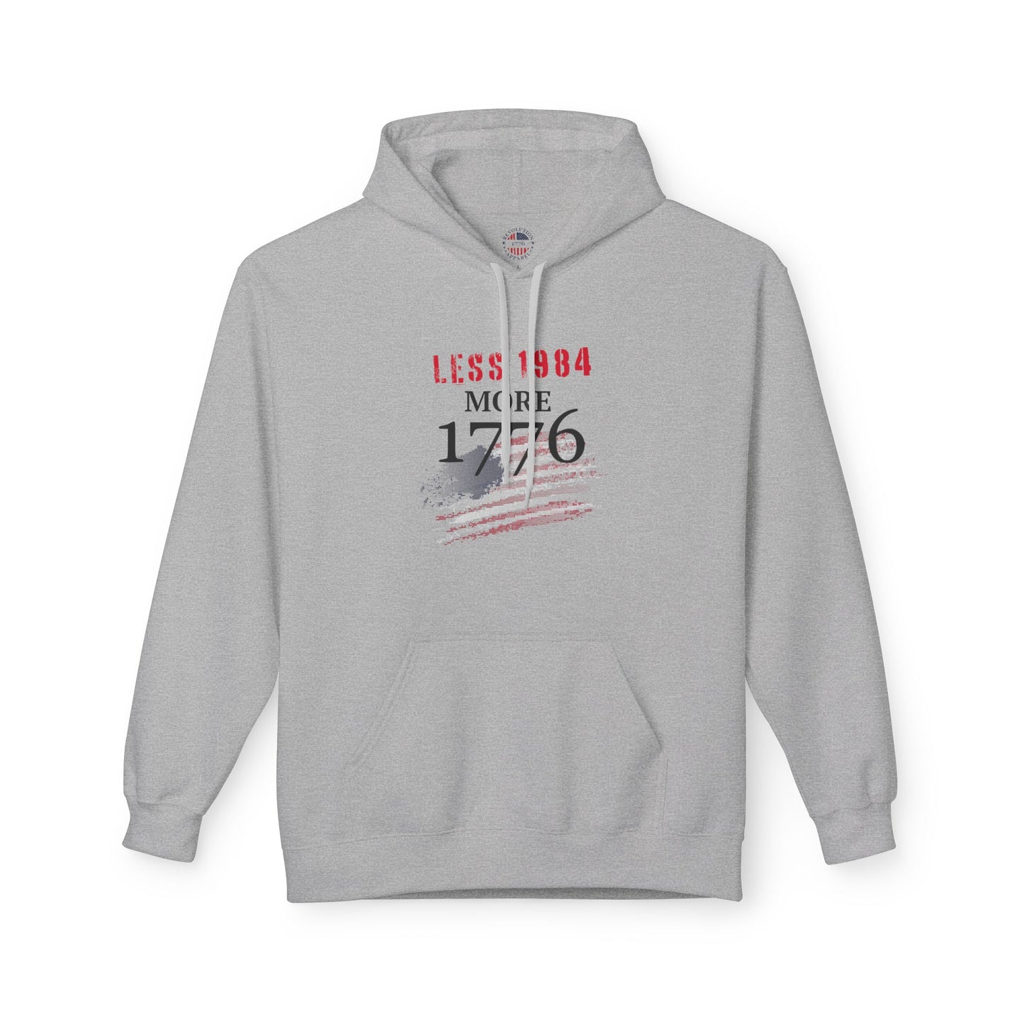 Less 1984 More 1776 Softstyle Fleece Hoodie