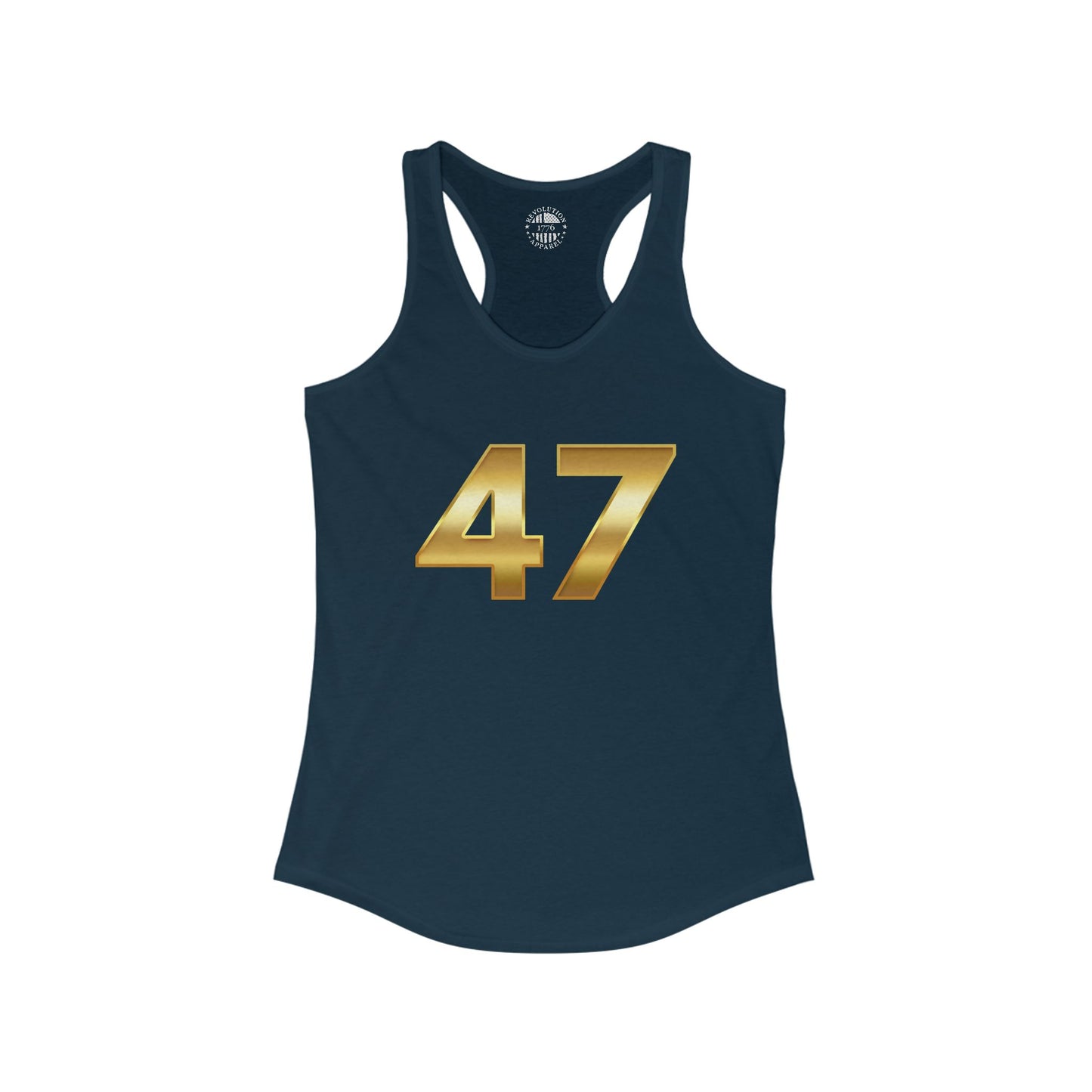 47 Trump Gold Women's Ideal Racerback Tank