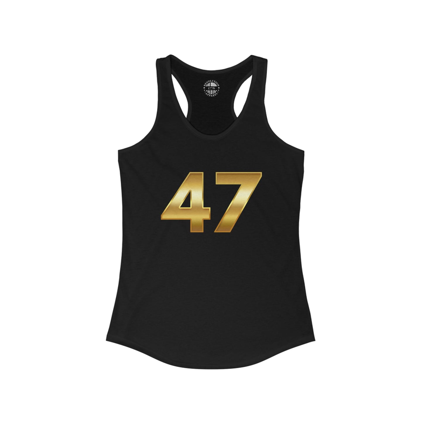47 Trump Gold Women's Ideal Racerback Tank