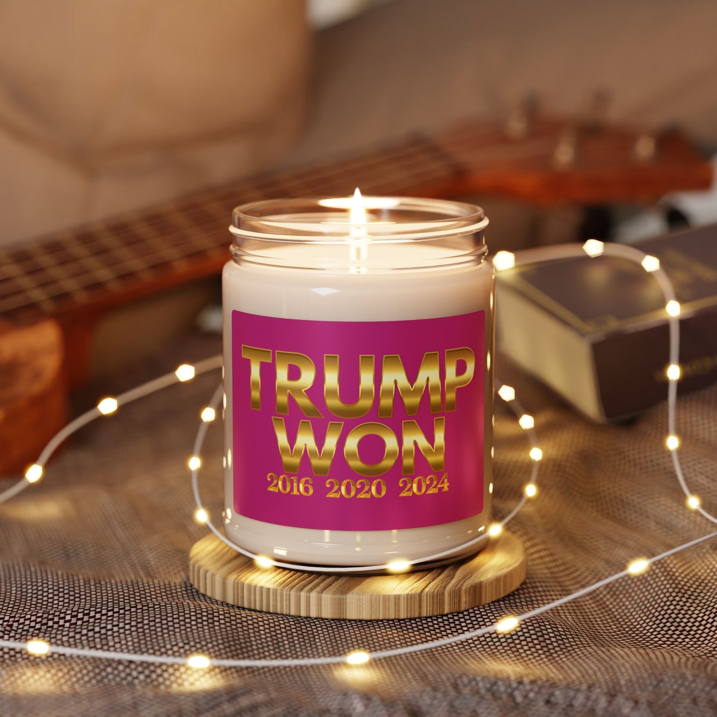 Trump Won Scented Soy Candle - 9oz Political Candle for Home Decor & Gifts