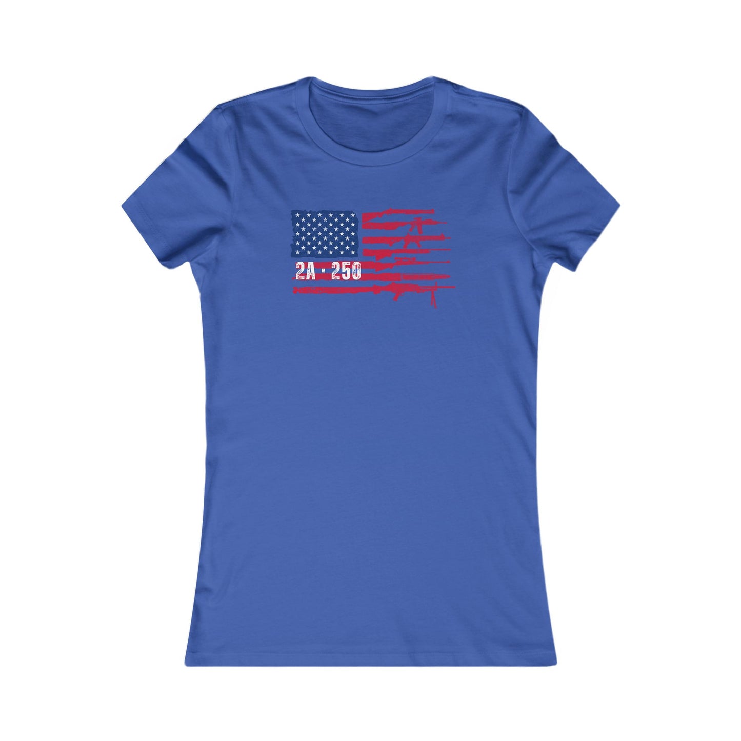 2A-250 Flag of Guns Women's Favorite Tee