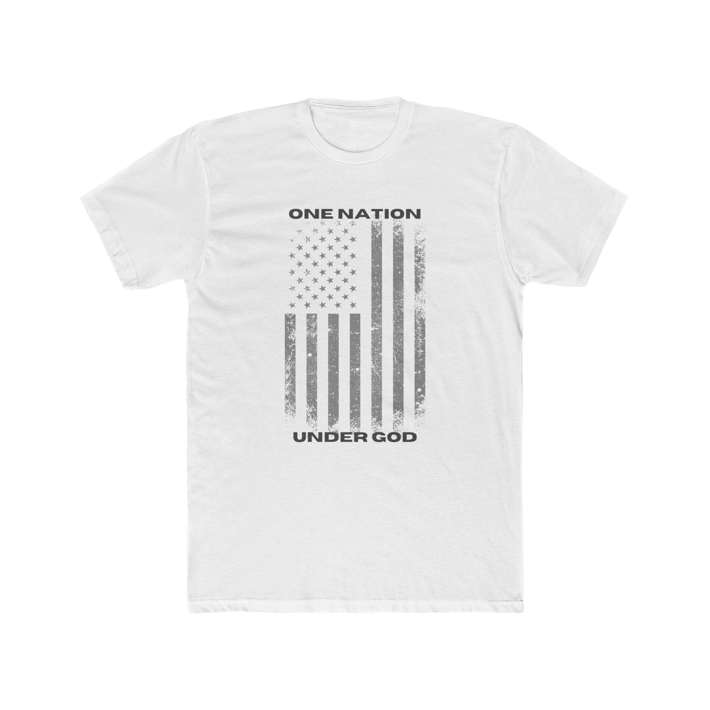 One Nation, Under God Cotton Crew Tee