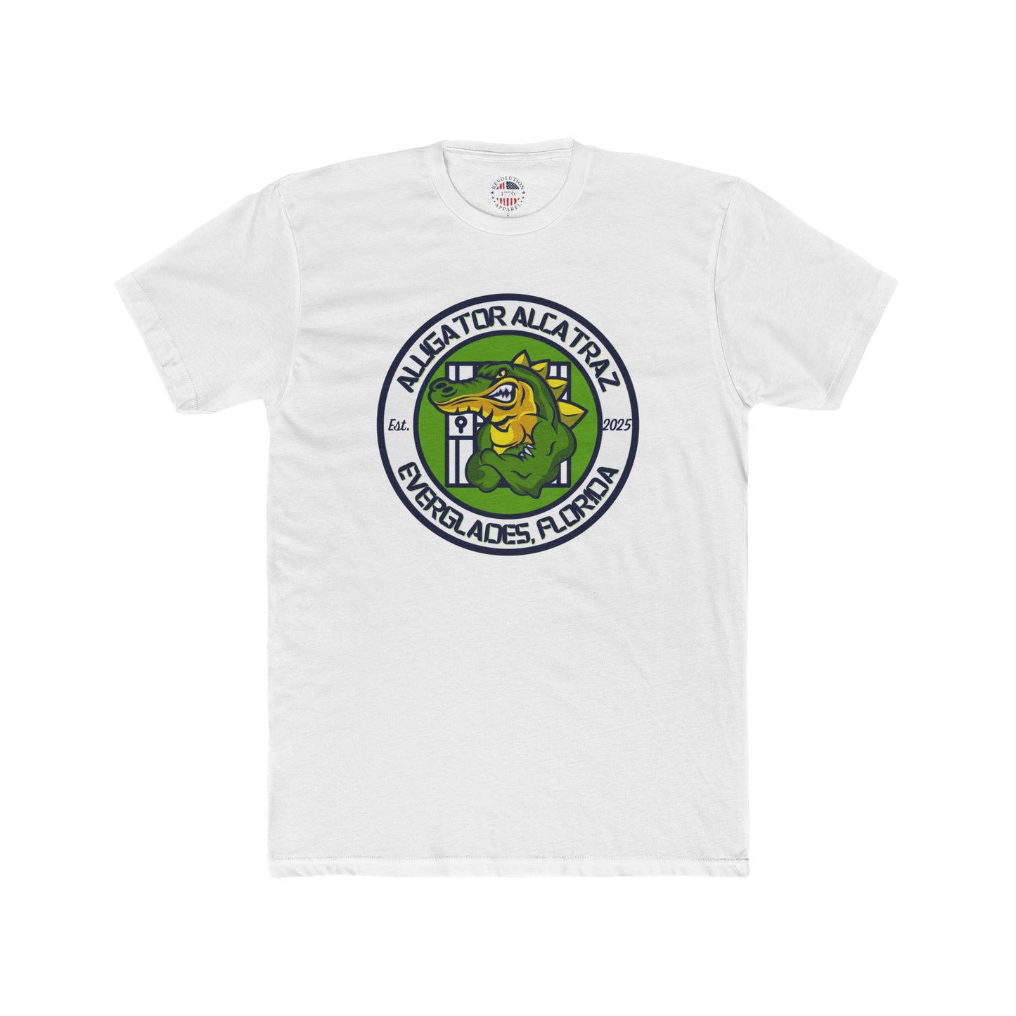 Alligator Alcatraz Cotton Crew Tee