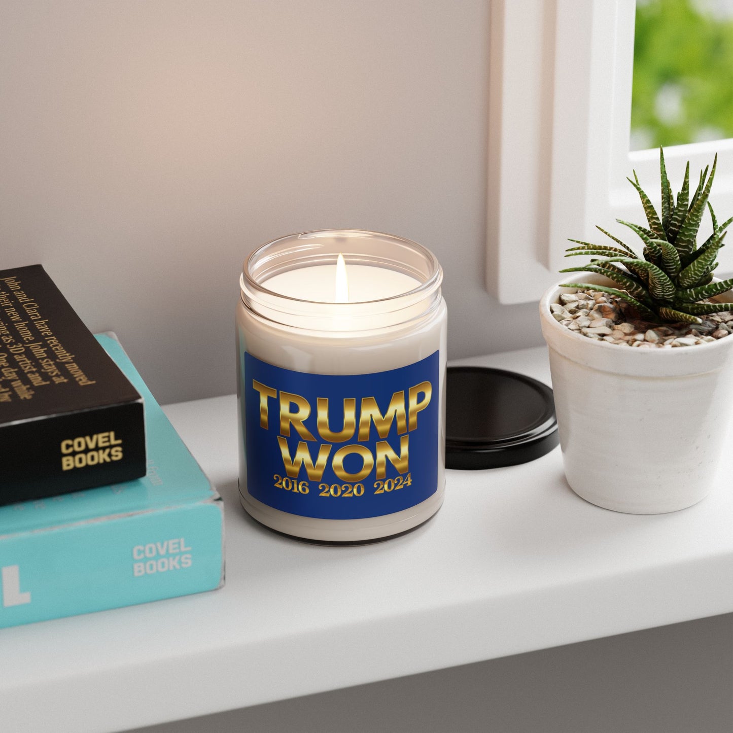 Trump Won Scented Soy Candle - 9oz Political Candle for Home Decor & Gifts