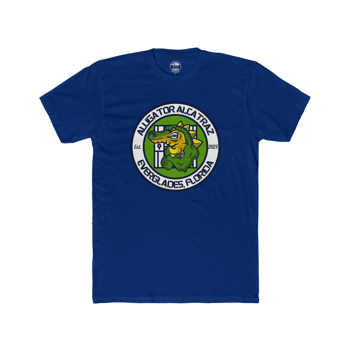 Alligator Alcatraz Cotton Crew Tee