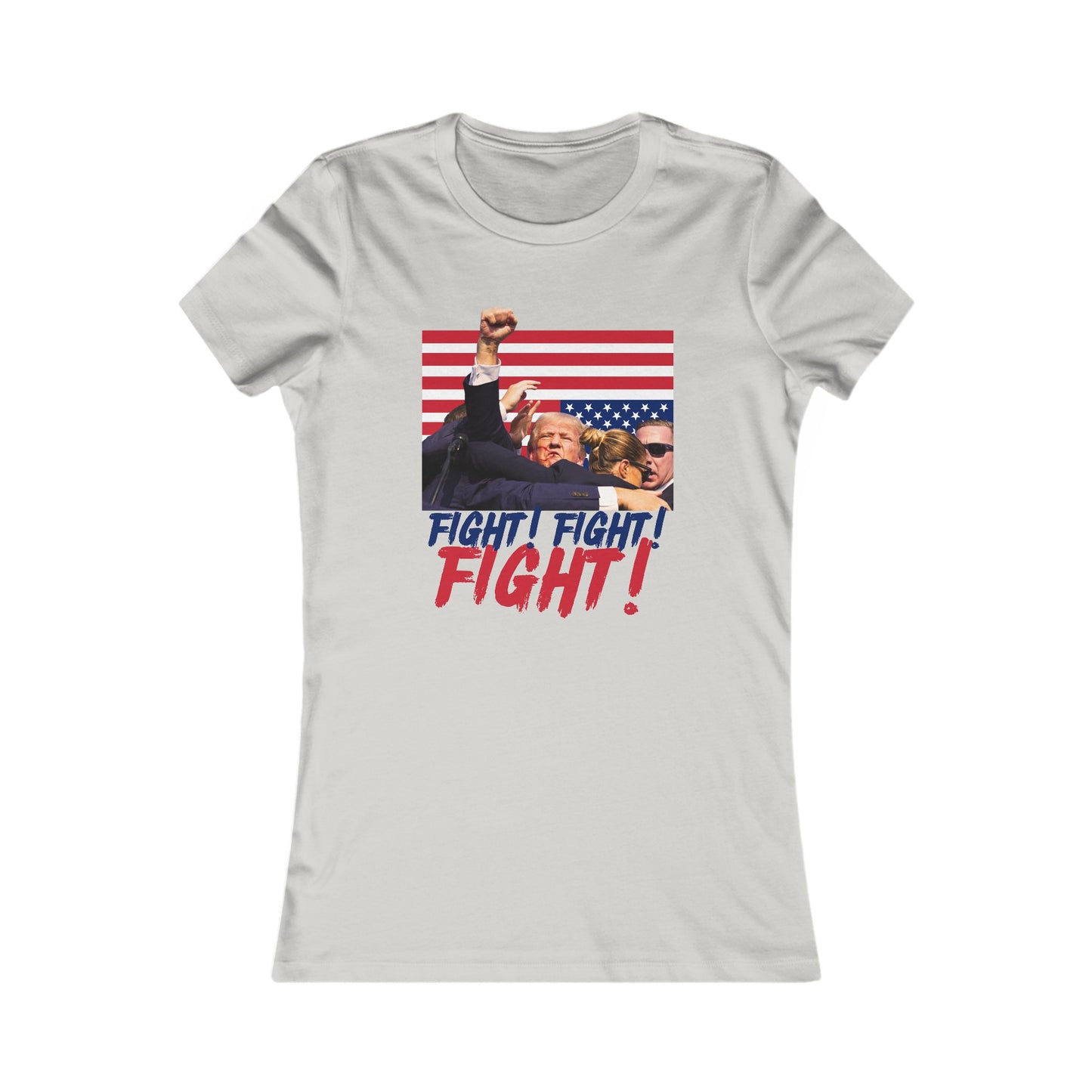 Trump Fight! Fight! Fight! Women's Favorite Tee - Clearance