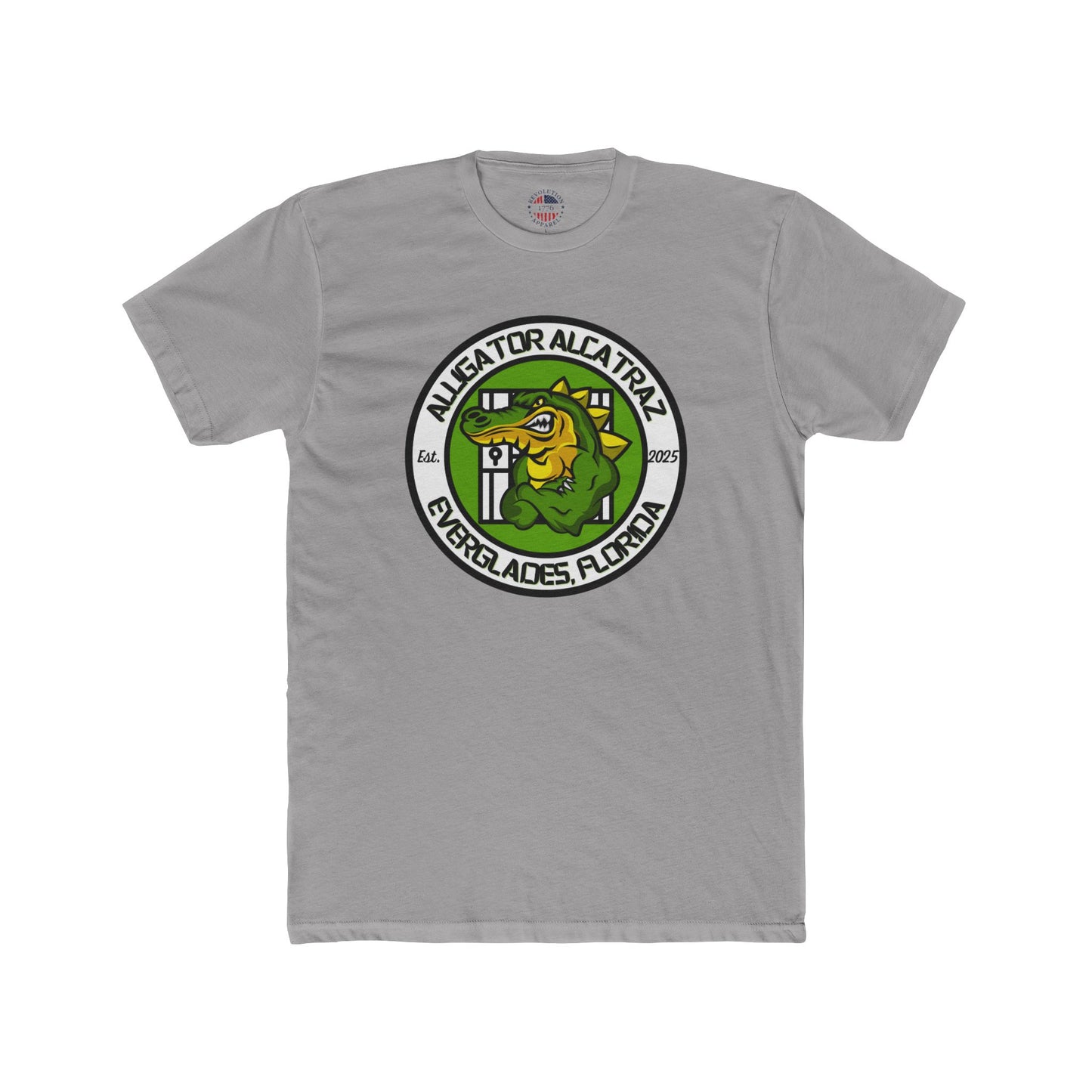 Alligator Alcatraz Cotton Crew Tee