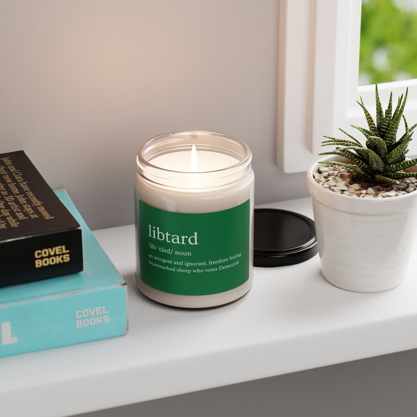 LibTard Definition Scented Soy Candle - 9oz - Unique Political Humor Gift