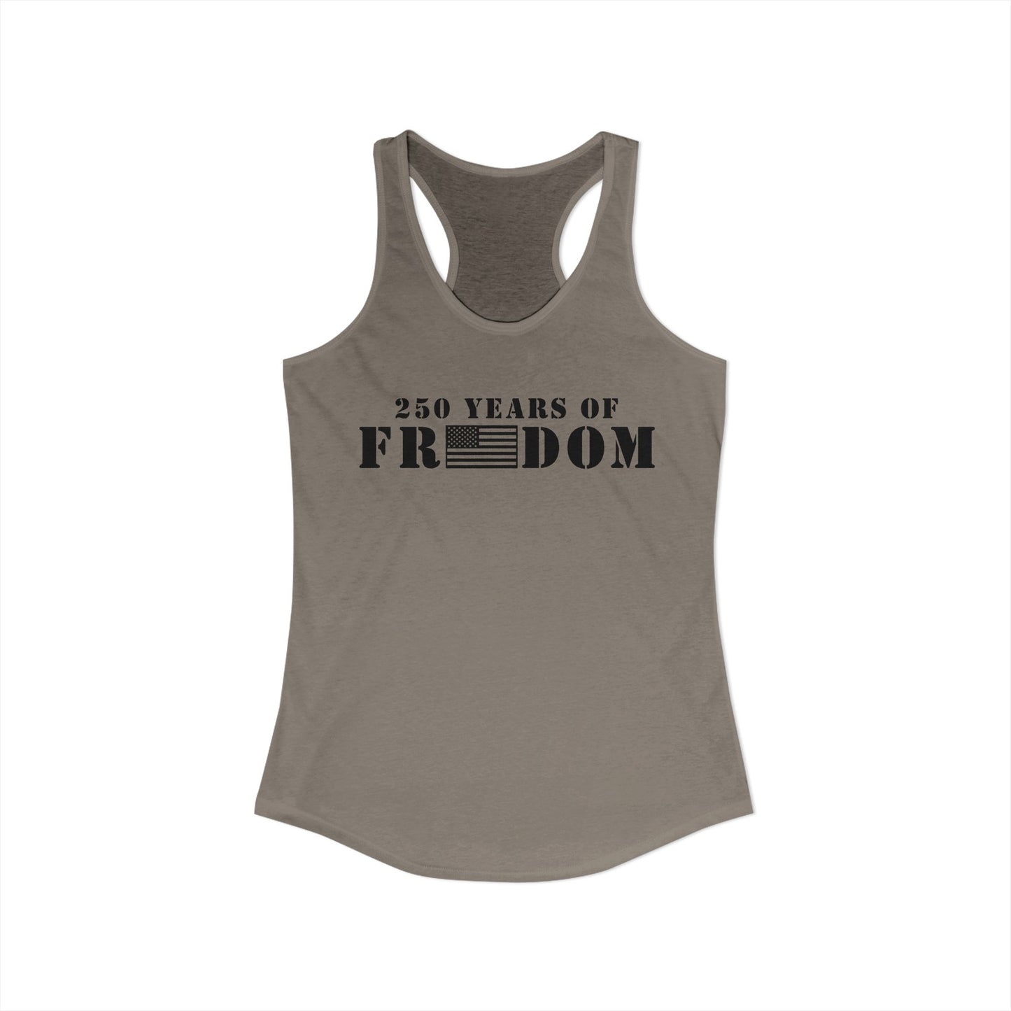 250 Years of Freedom Women's Ideal Racerback Tank