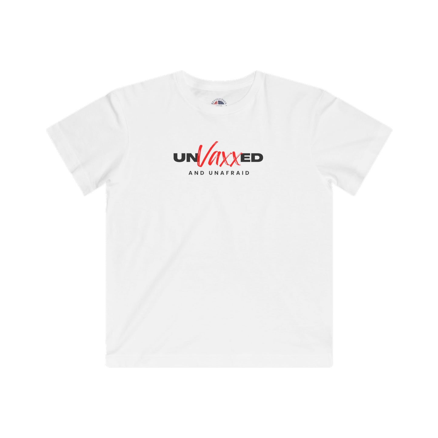 Unvaxxed and Unafraid Kids Fine Jersey Tee