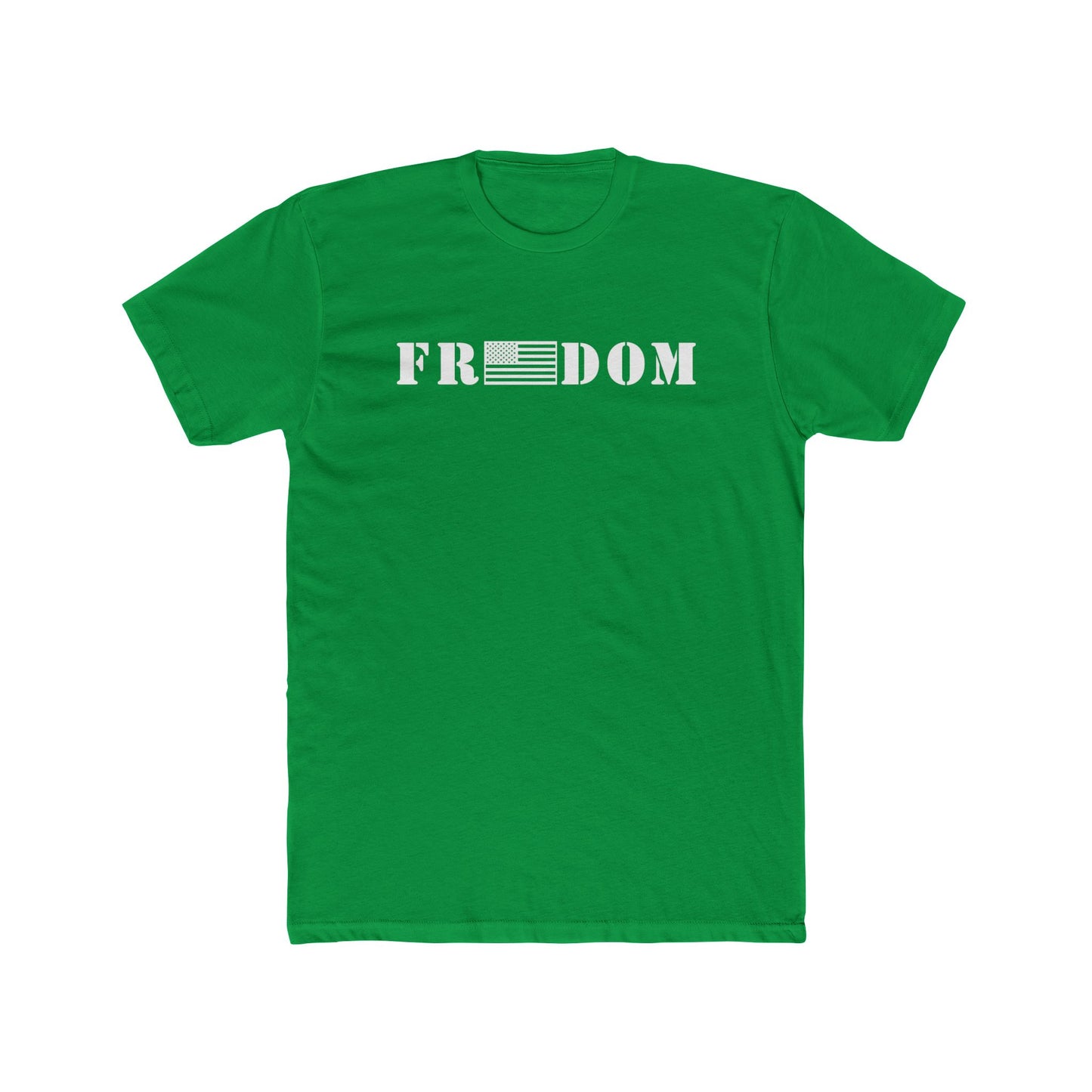 Freedom- Flag Cotton Crew Tee