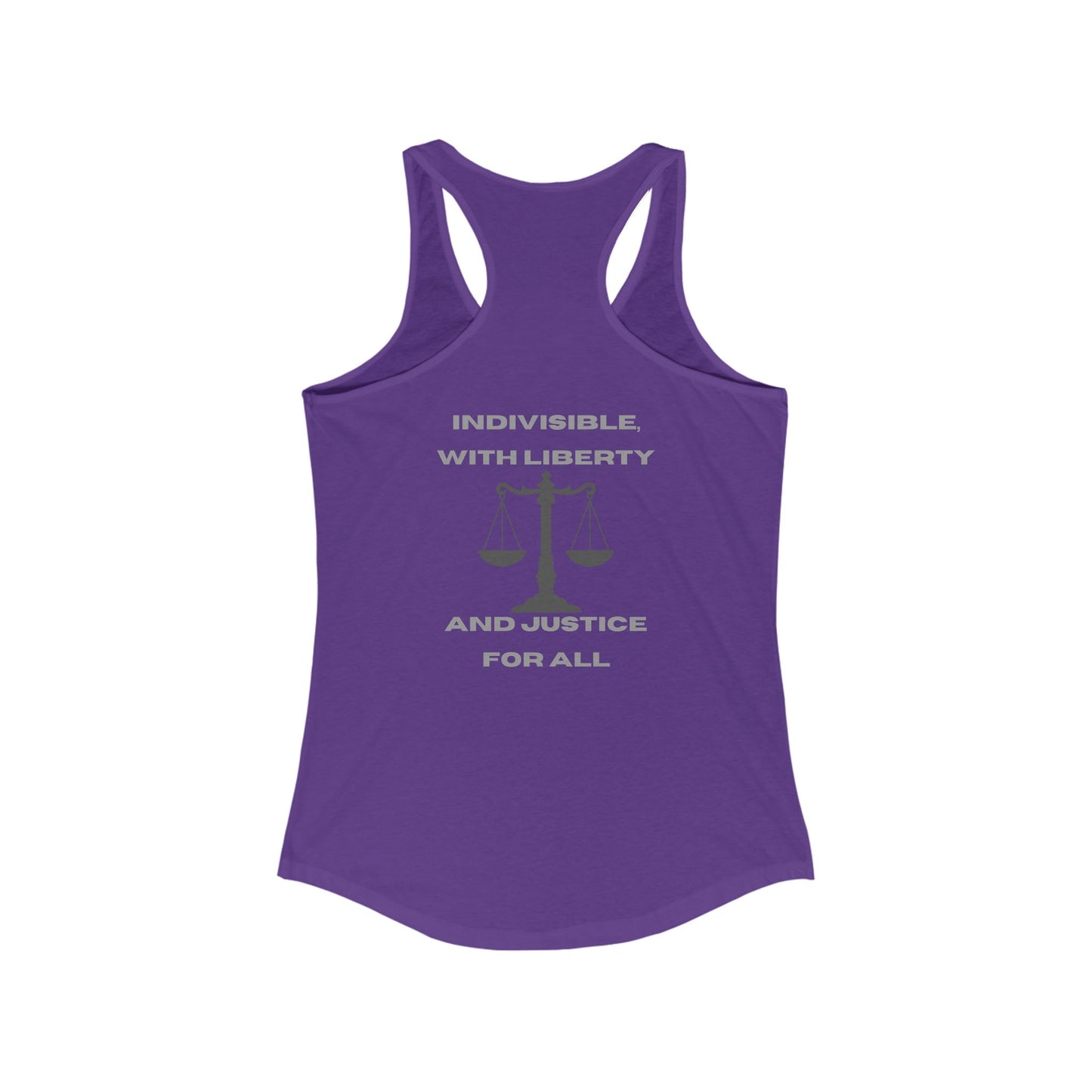 One Nation, Under God, Women's Ideal Racerback Tank