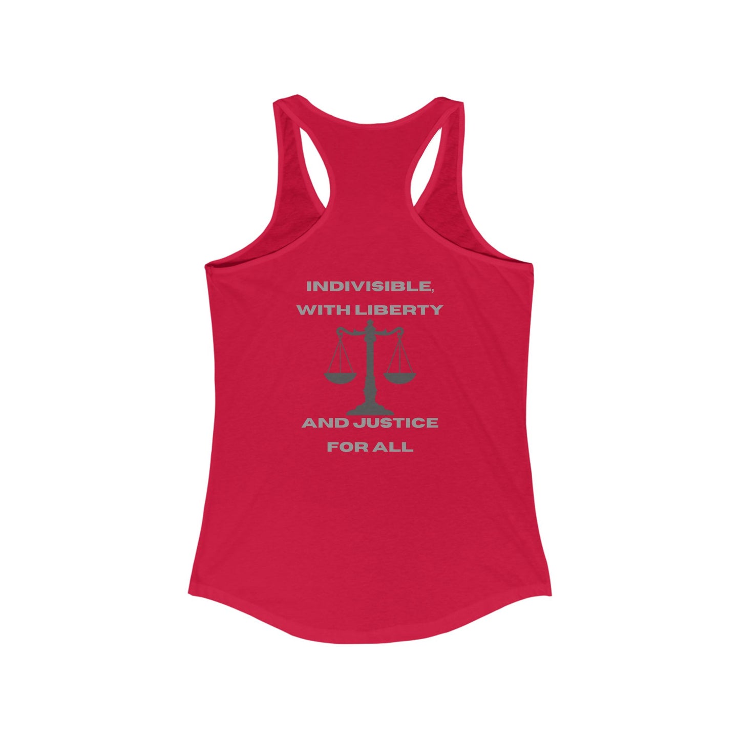 One Nation, Under God, Women's Ideal Racerback Tank