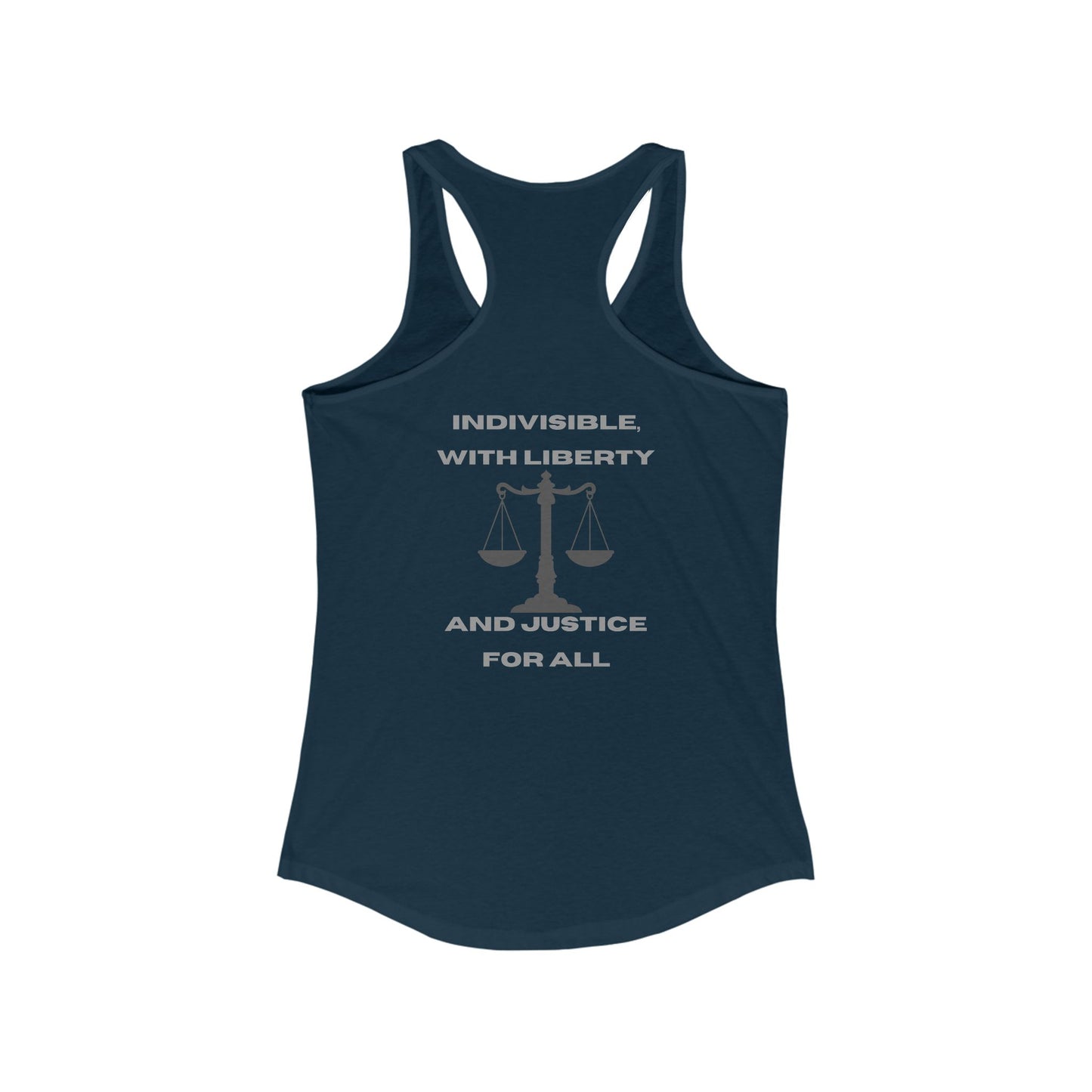 One Nation, Under God, Women's Ideal Racerback Tank