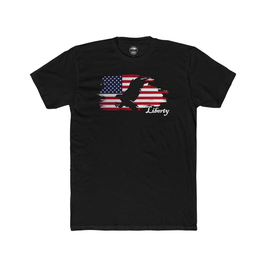 Liberty Eagle Cotton Crew Tee