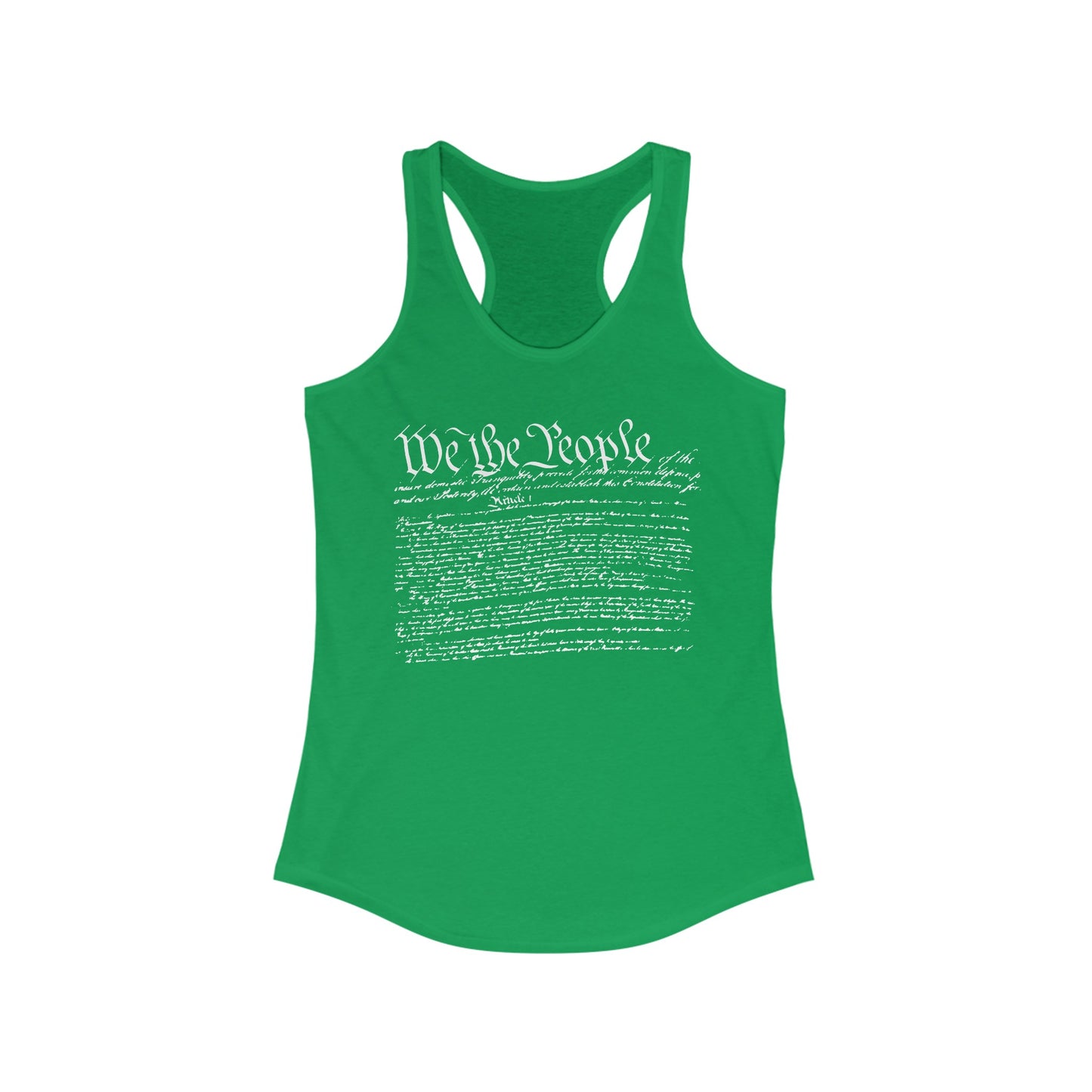 Constitution Preamble Women's Ideal Racerback Tank