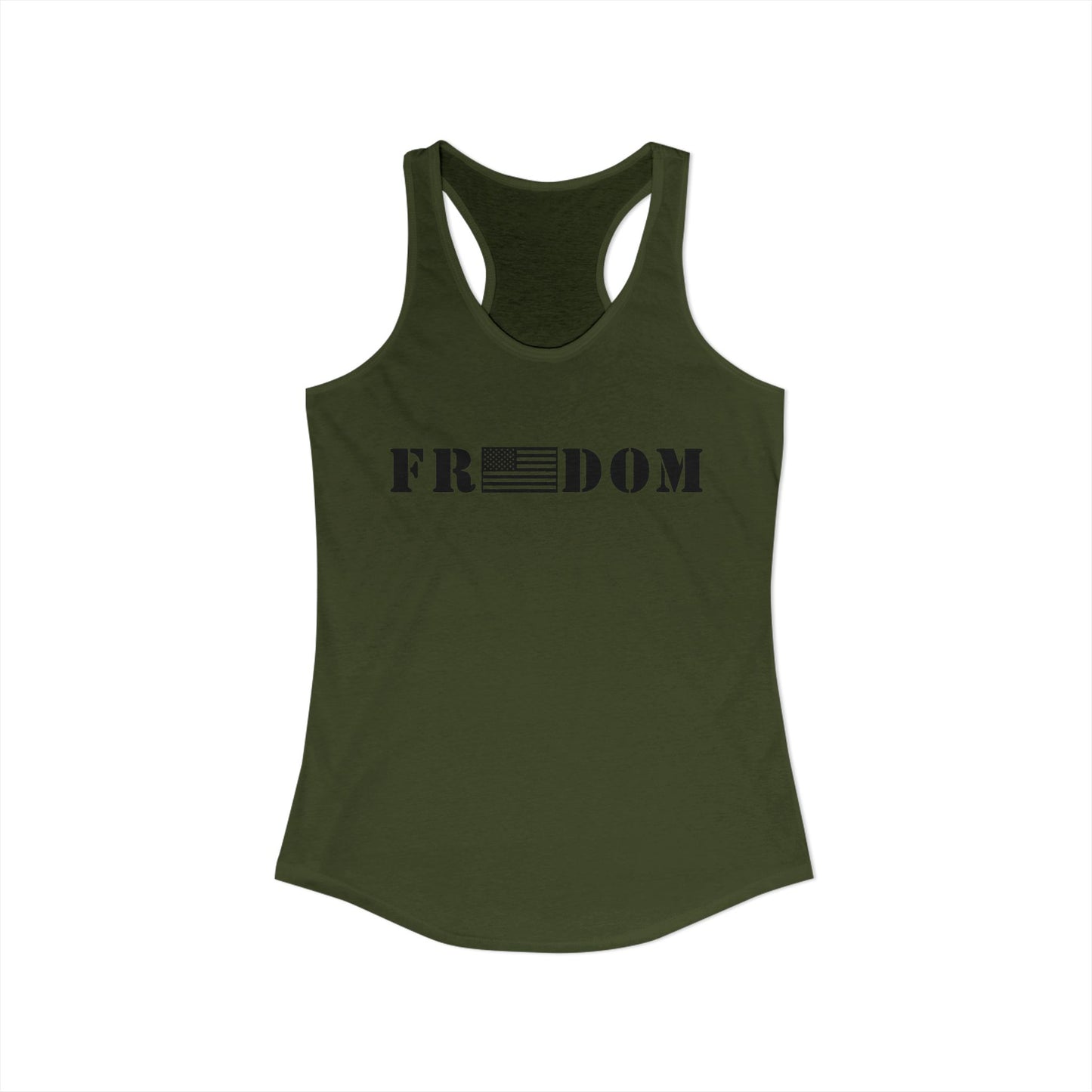 Freedom- Flag Women's Ideal Racerback Tank