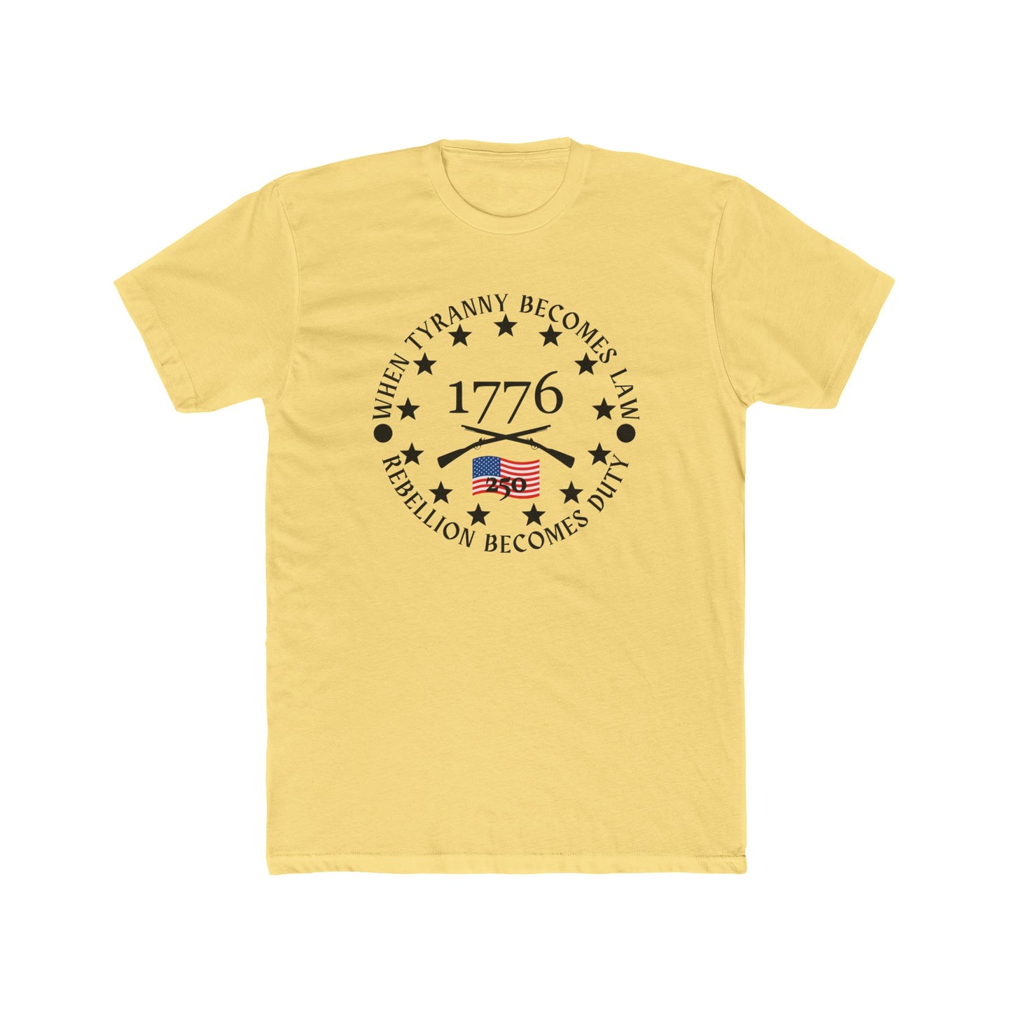 When Tyranny Becomes Law... 250th Cotton Crew Tee