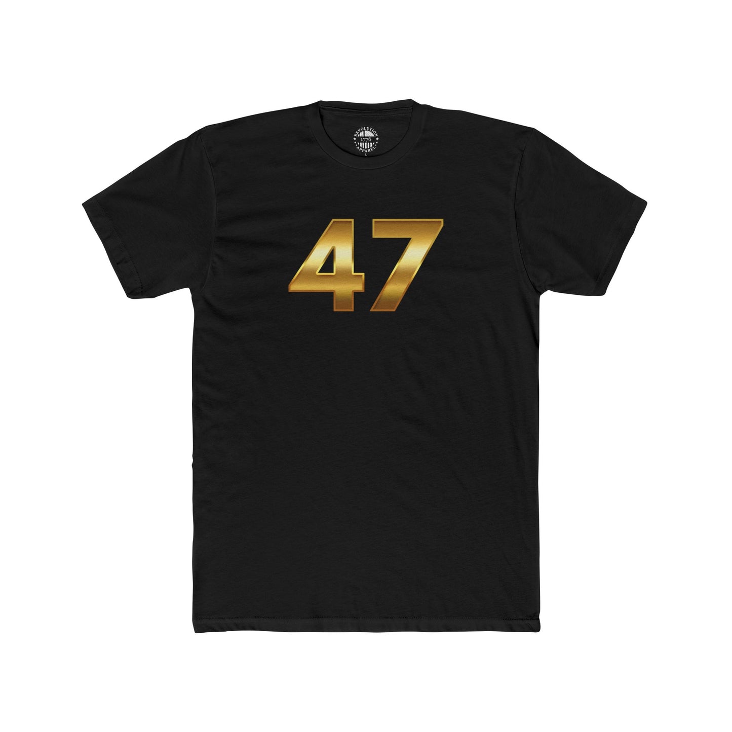 47 Trump Gold Cotton Crew Tee