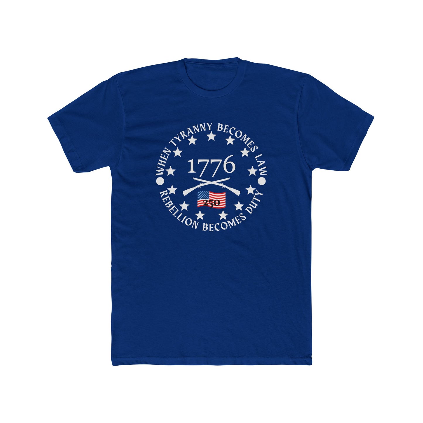 When Tyranny Becomes Law... 250th Cotton Crew Tee