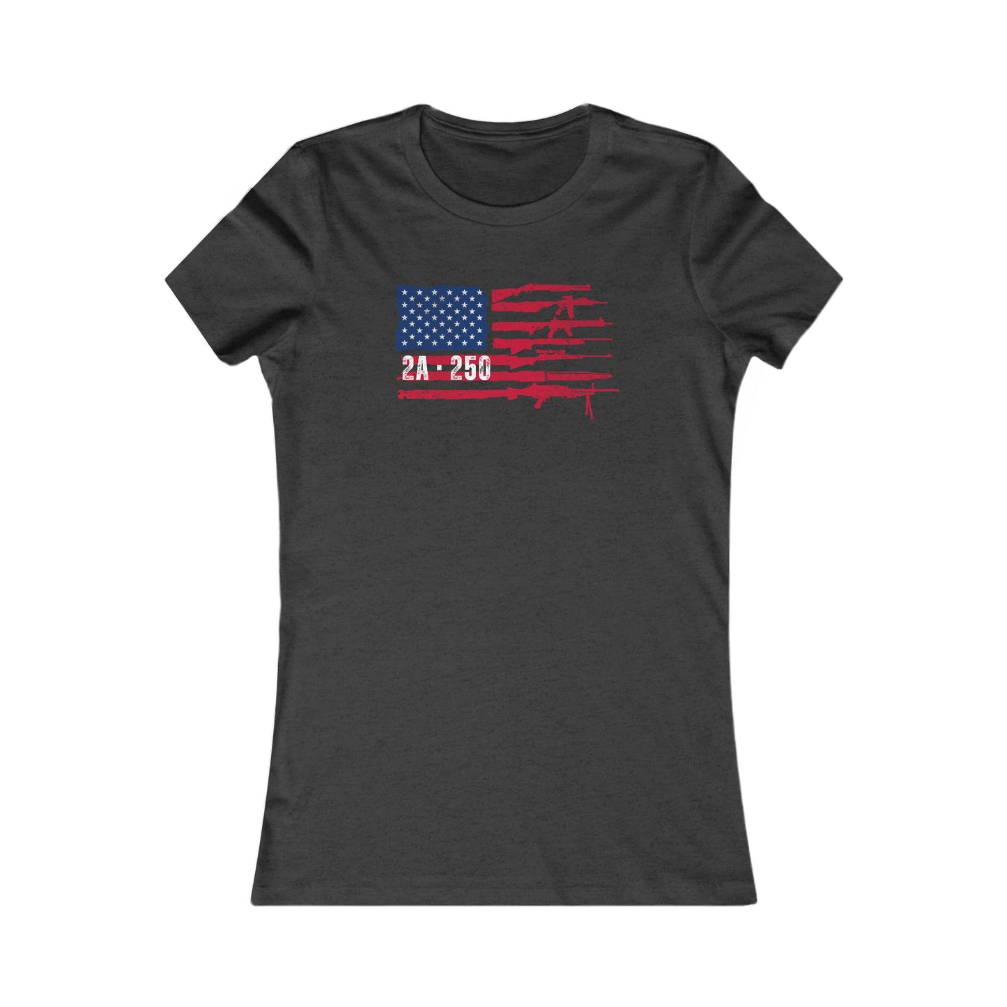 2A-250 Flag of Guns Women's Favorite Tee
