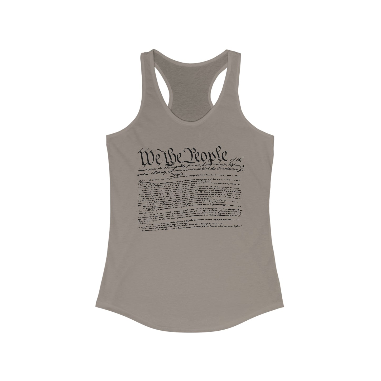 Constitution Preamble Women's Ideal Racerback Tank