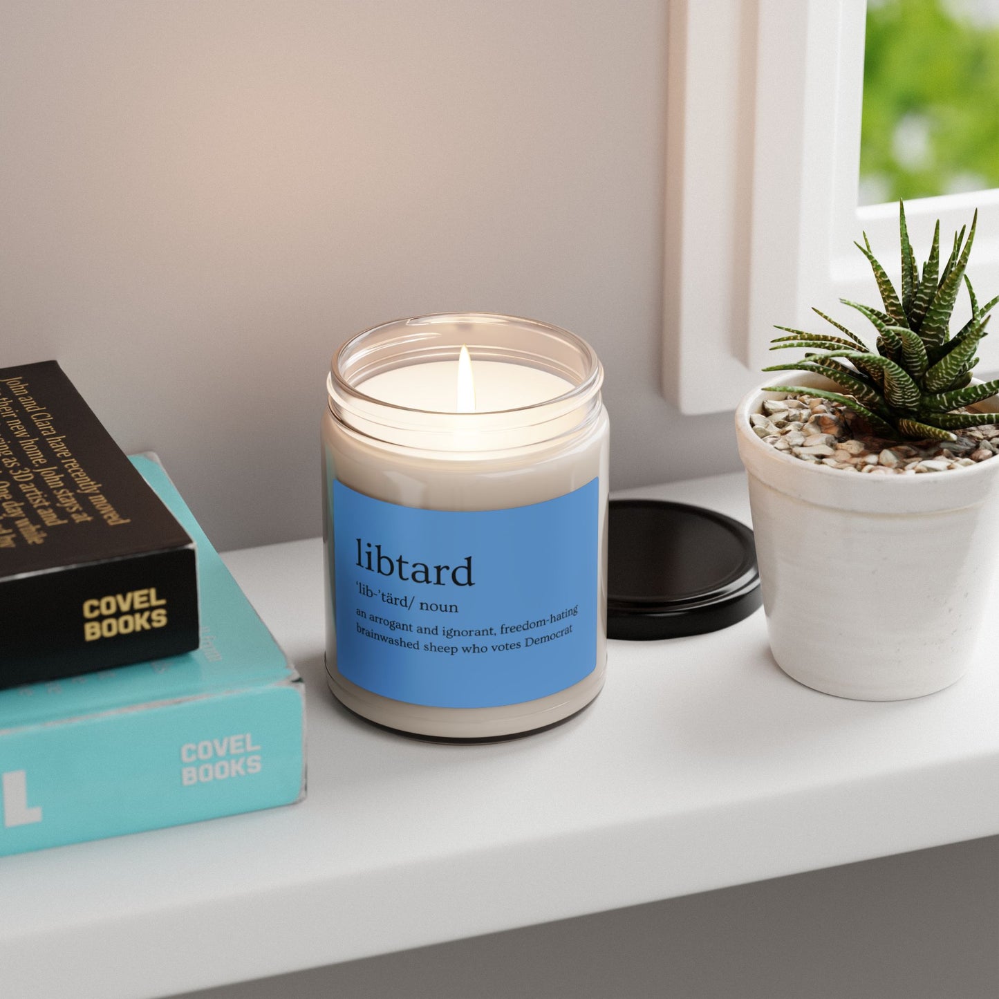 LibTard Definition Scented Soy Candle - 9oz - Unique Political Humor Gift