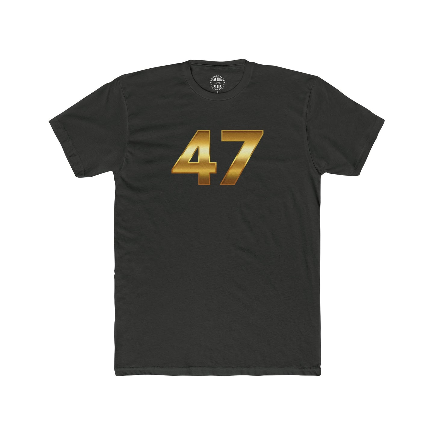 47 Trump Gold Cotton Crew Tee