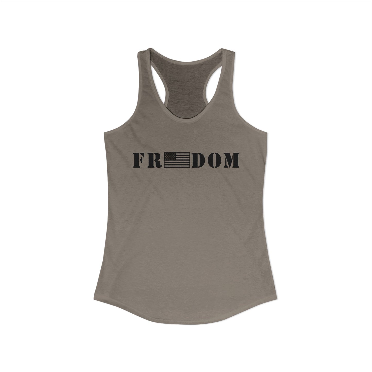 Freedom- Flag Women's Ideal Racerback Tank